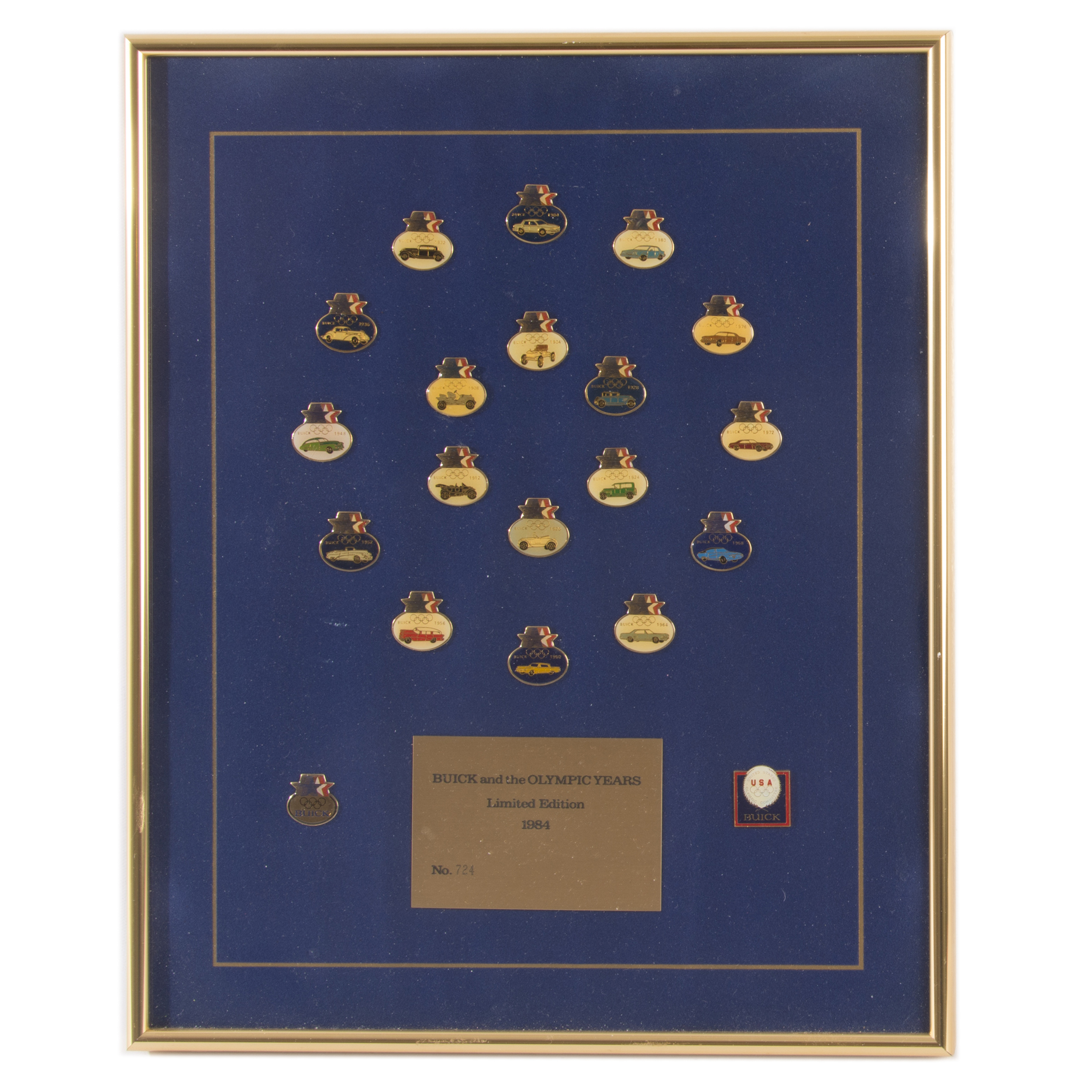 Framed Buick Memorabilia