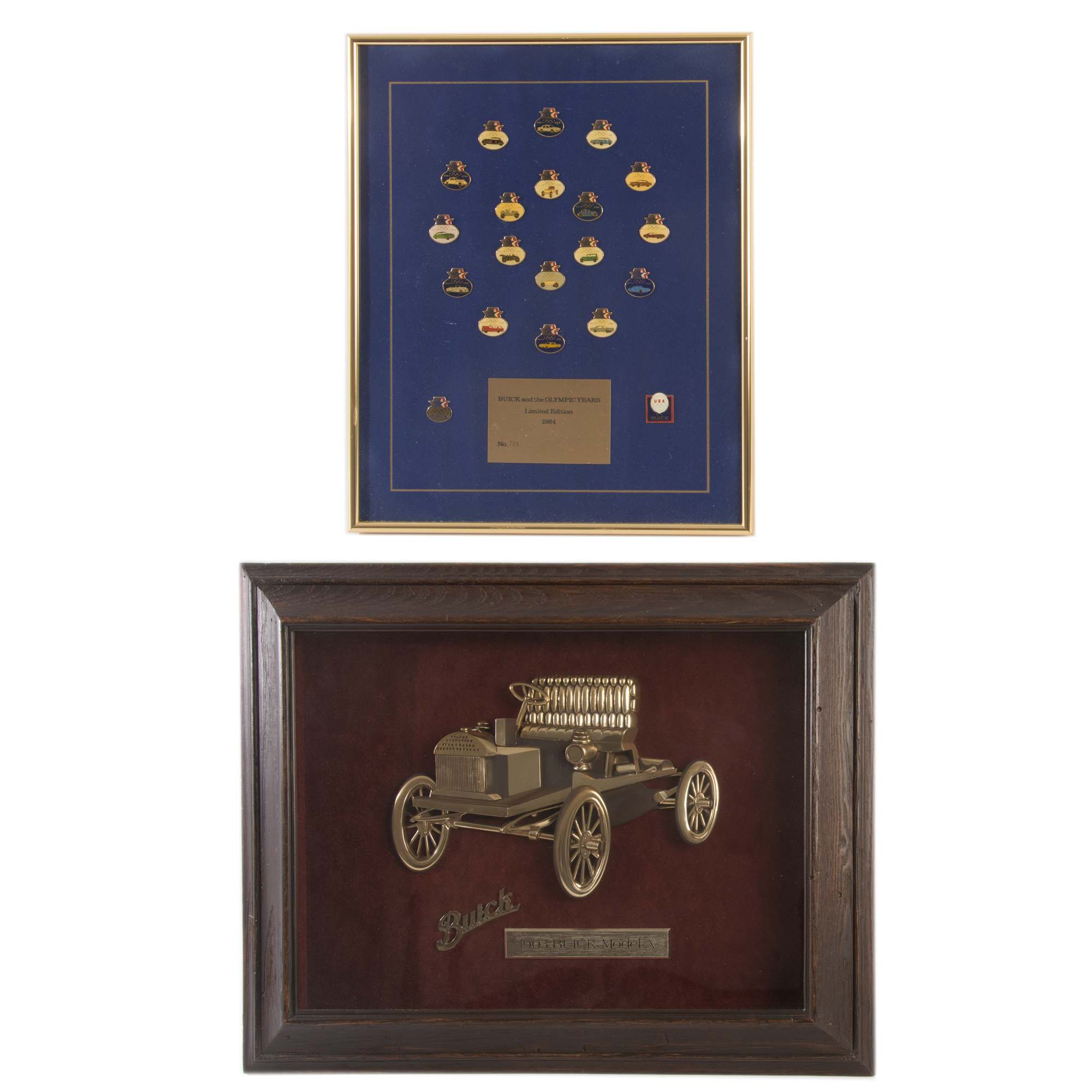 Framed Buick Memorabilia