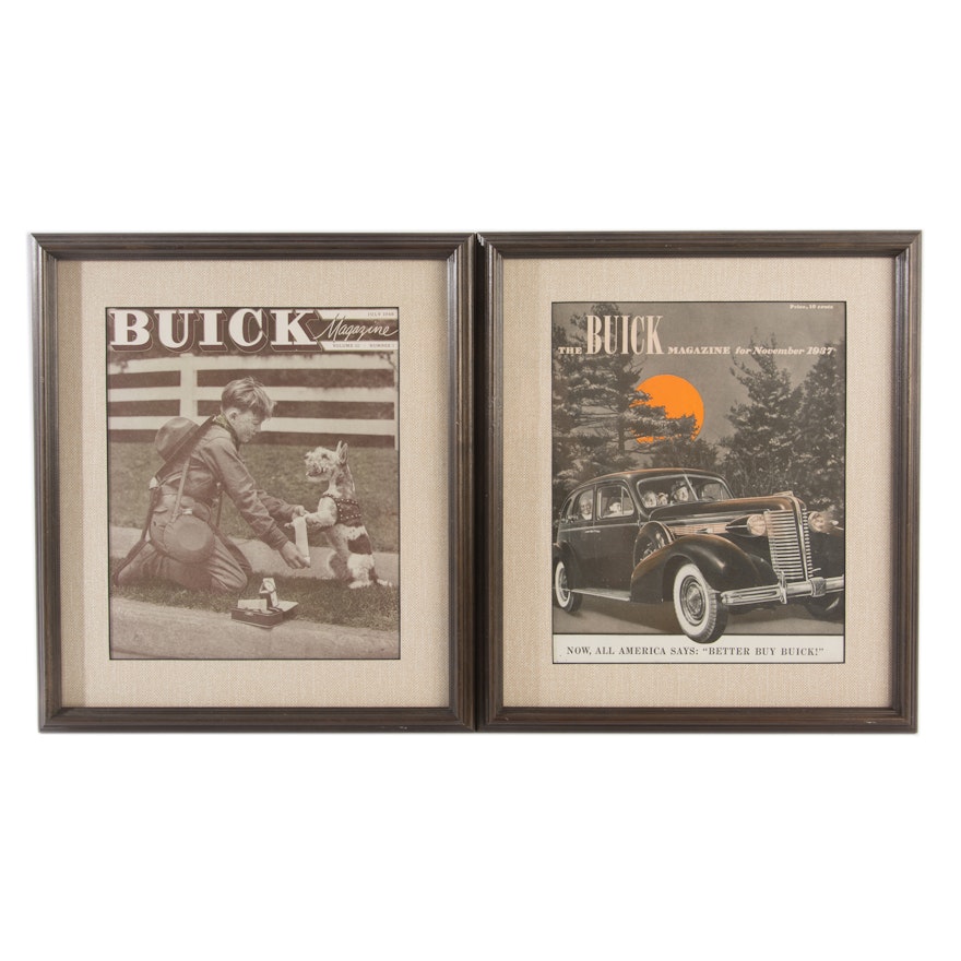 Offset Lithographs of Buick Magazine Covers