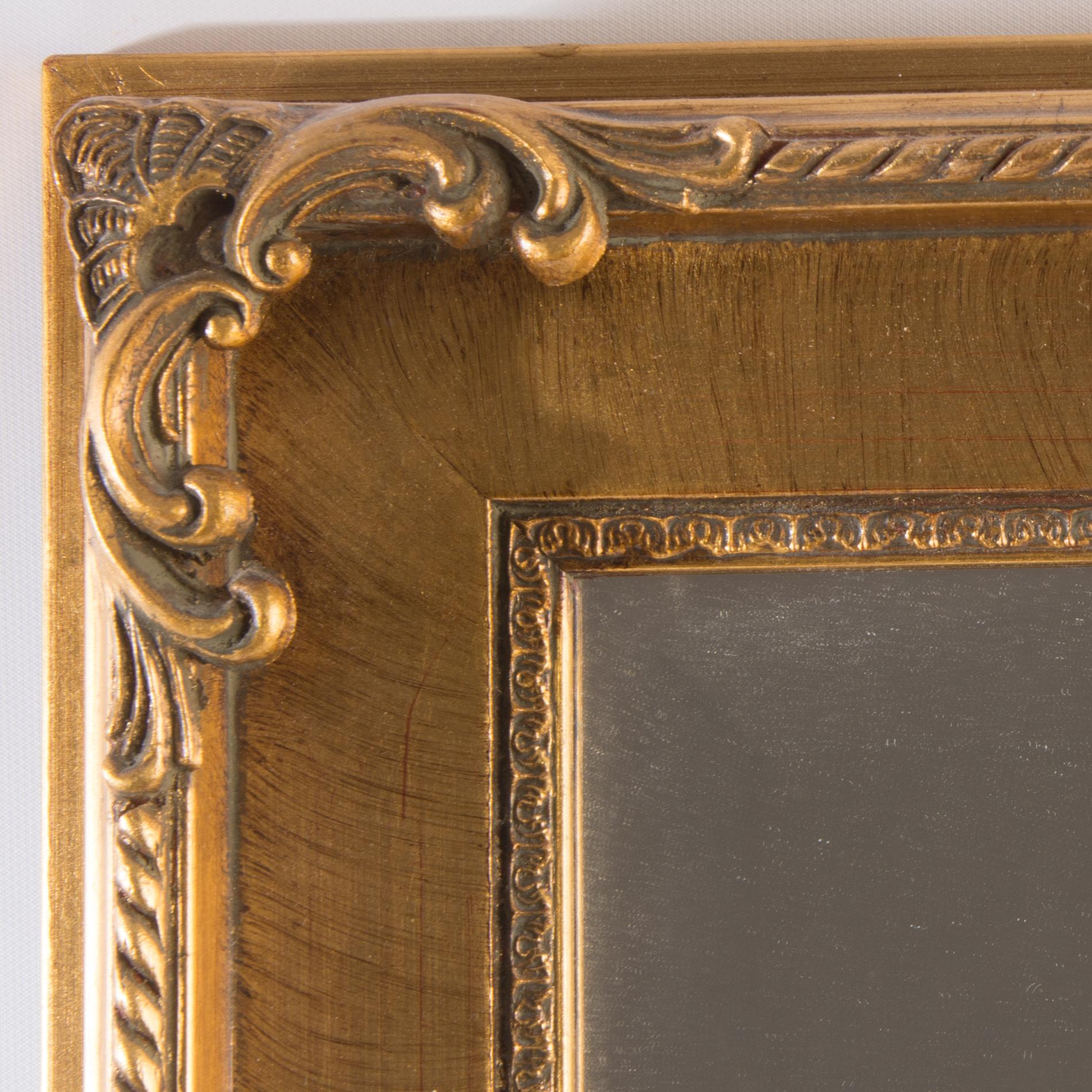 Gold Tone Wall Mirror