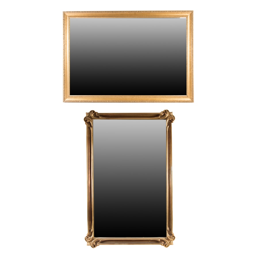 Gold Tone Accent Mirrors