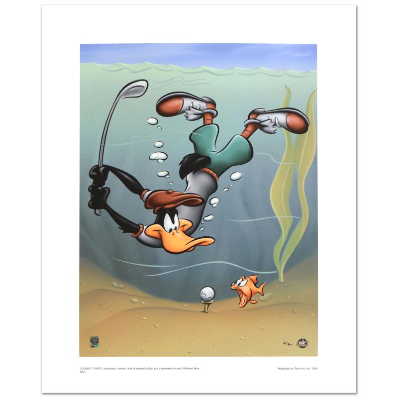 Warner Bros "Underwater Daffy" Limited Edition Giclee