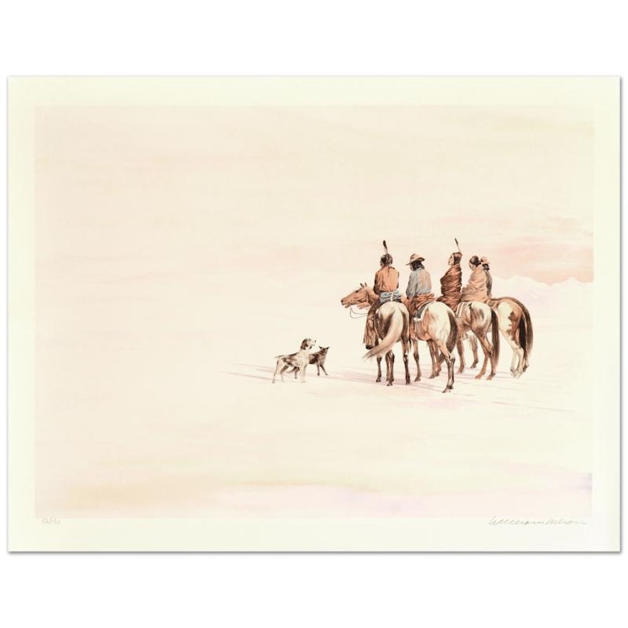 William Nelson "Search for a New Land" Limited Edition Lithograph