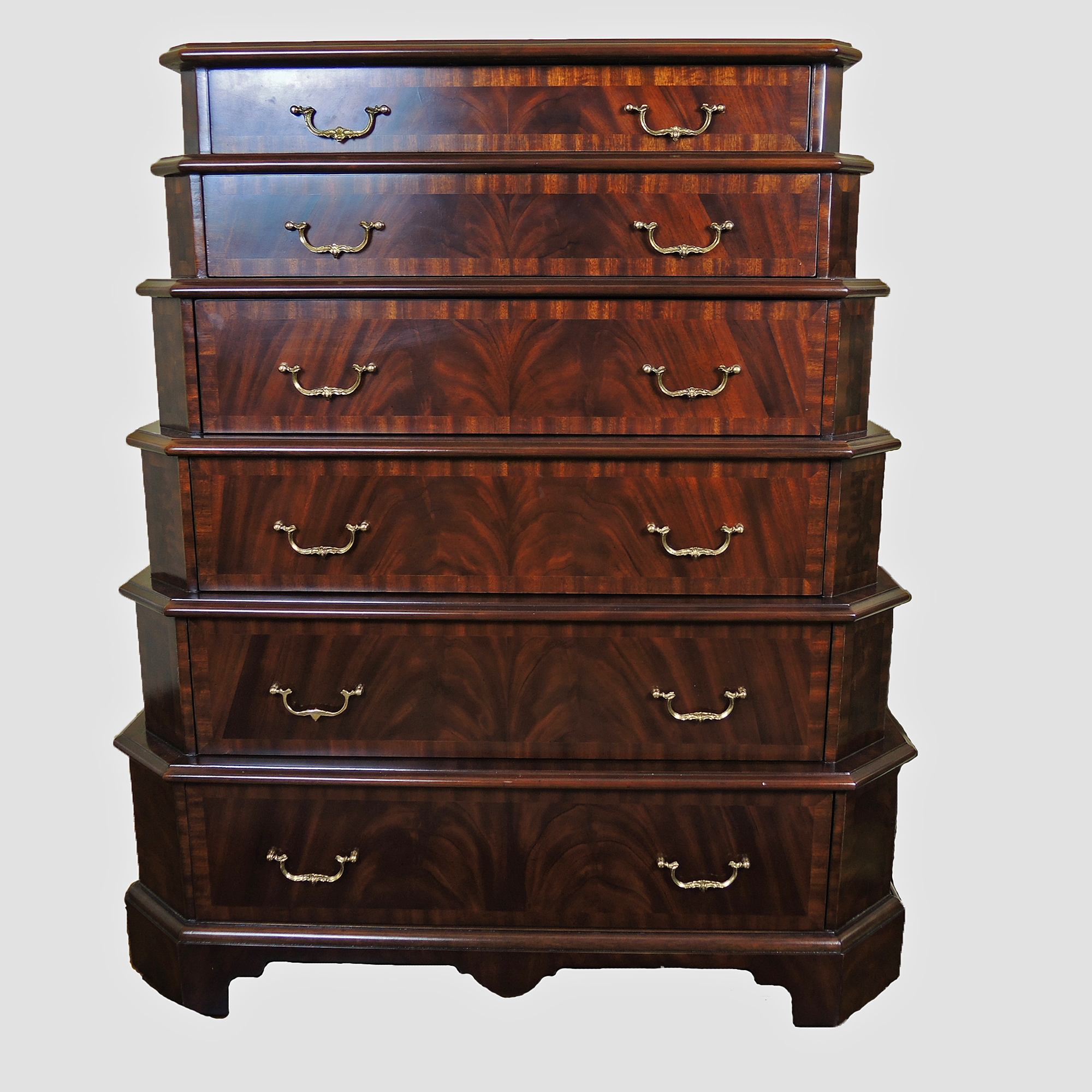 Maitland Smith Chest of Drawers in Graduated Design