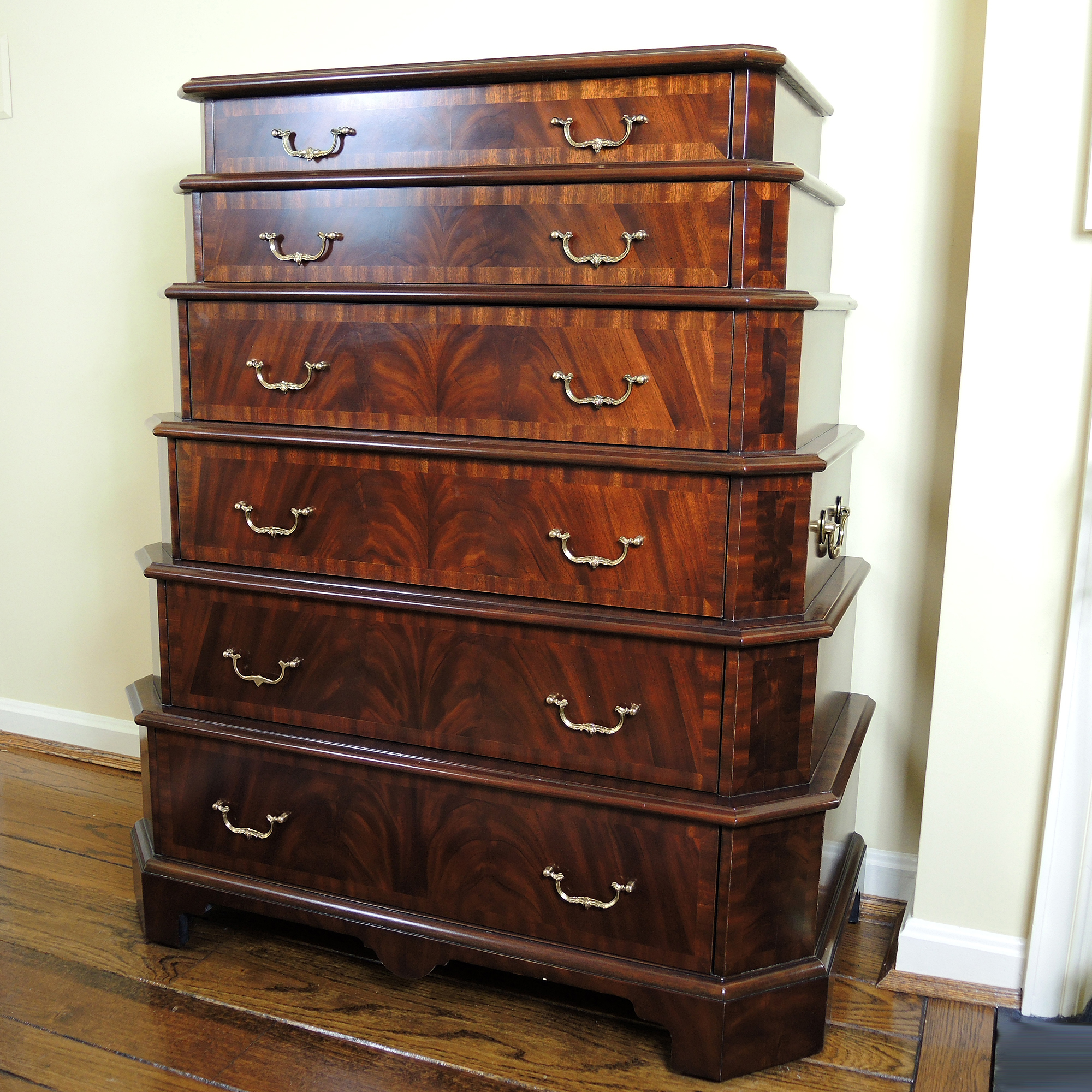 Maitland Smith Chest of Drawers in Graduated Design