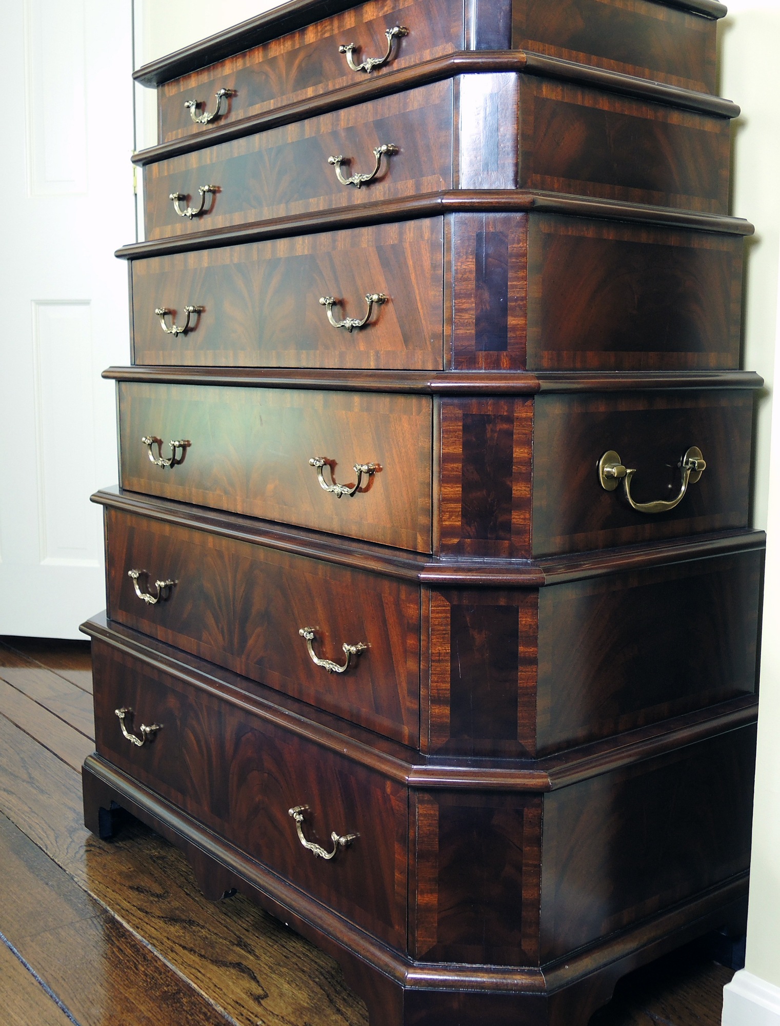 Maitland Smith Chest of Drawers in Graduated Design