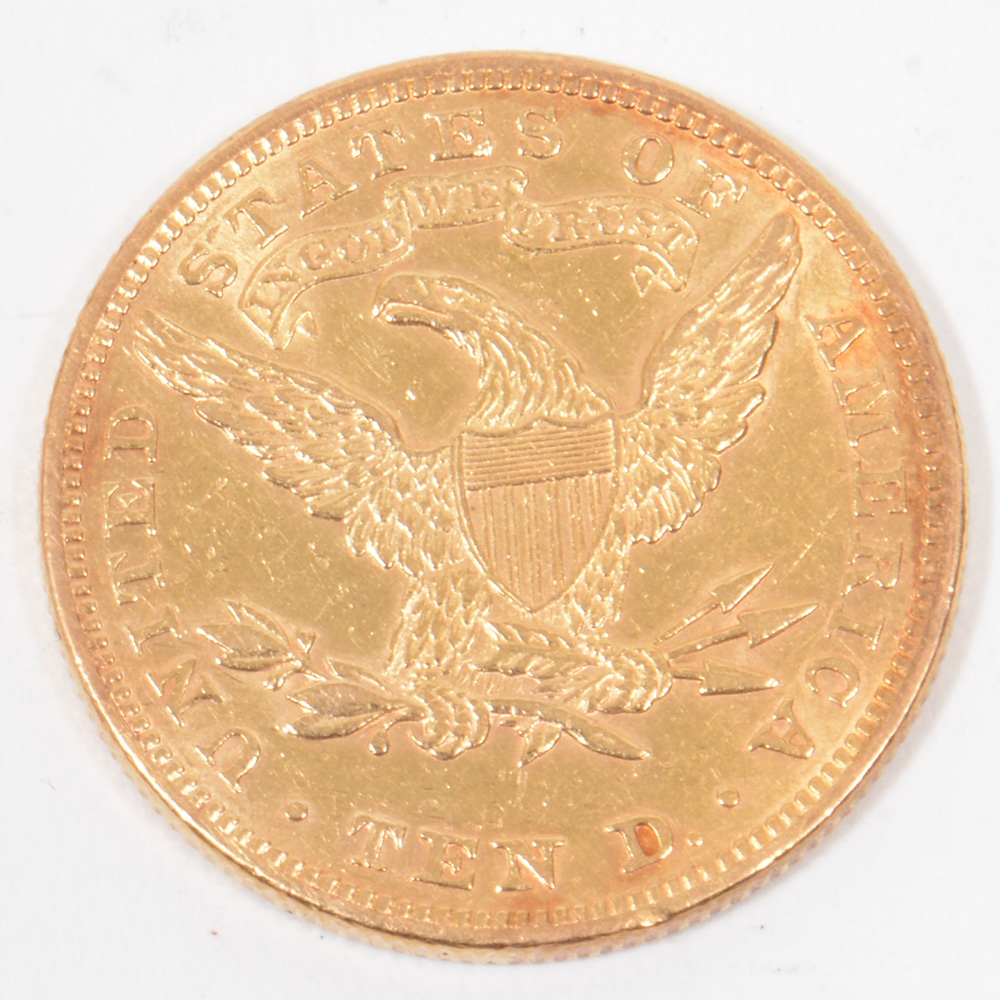 1881 Liberty Head Eagle Ten Dollar Gold Coin