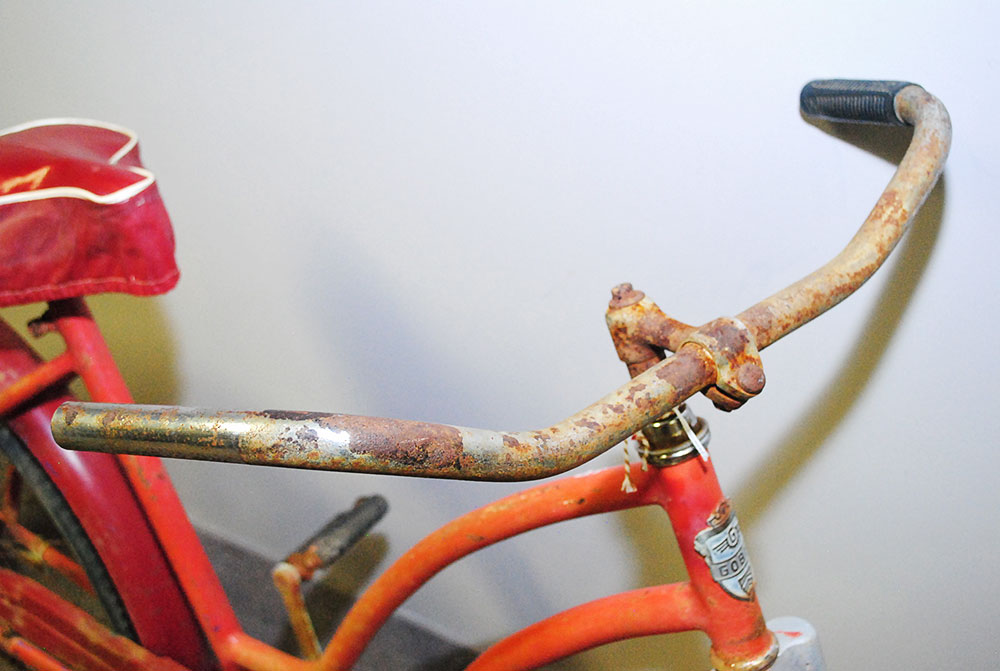 Circa 1930 Red Gobel Step-Through Bicycle