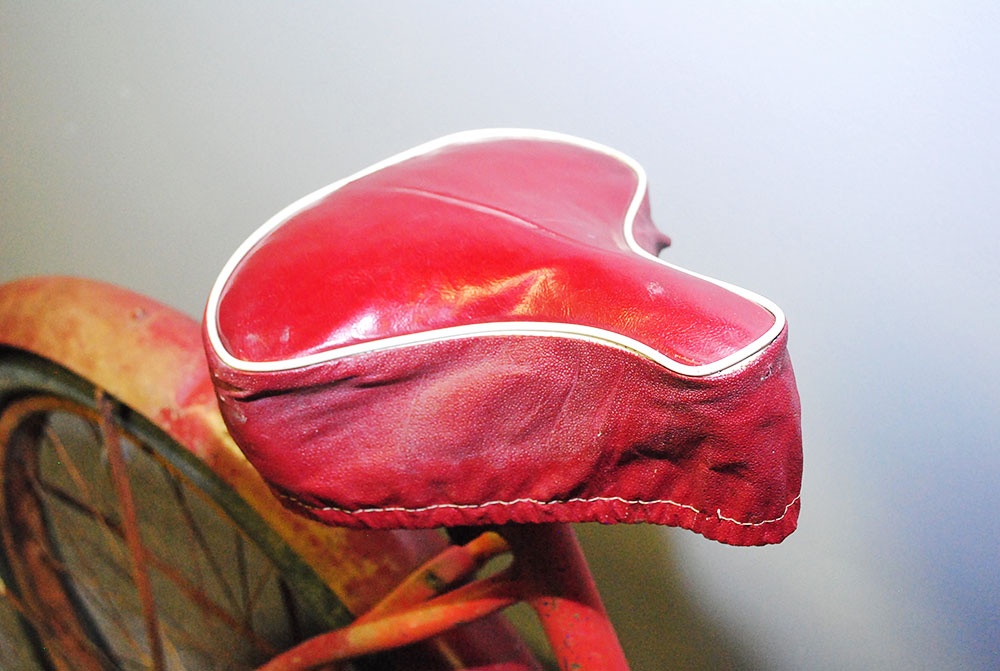 Circa 1930 Red Gobel Step-Through Bicycle