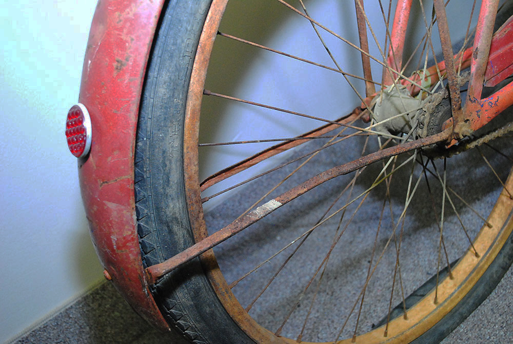 Circa 1930 Red Gobel Step-Through Bicycle