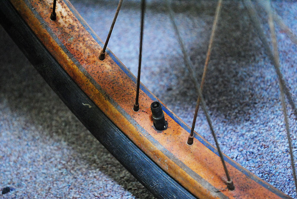 Circa 1930 Red Gobel Step-Through Bicycle