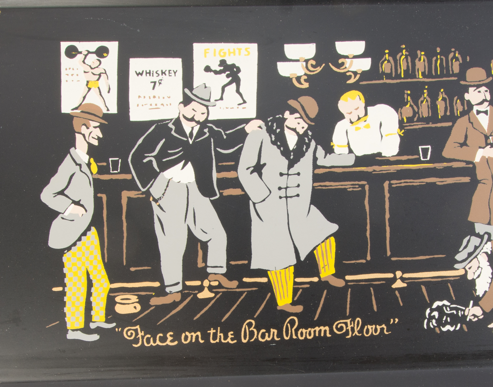 Nashco Products Vintage Tole Bar Tray