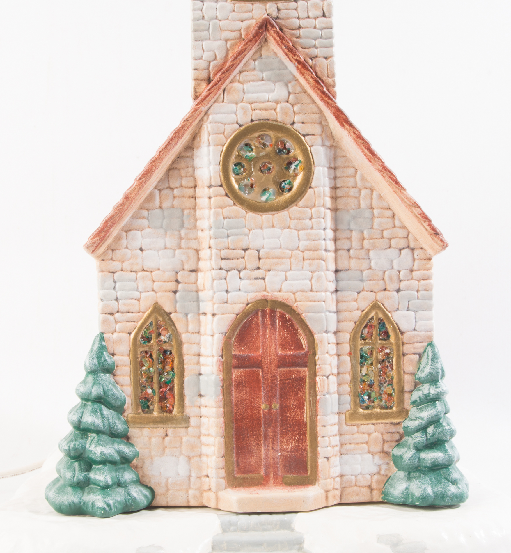 Lighted Ceramic Church