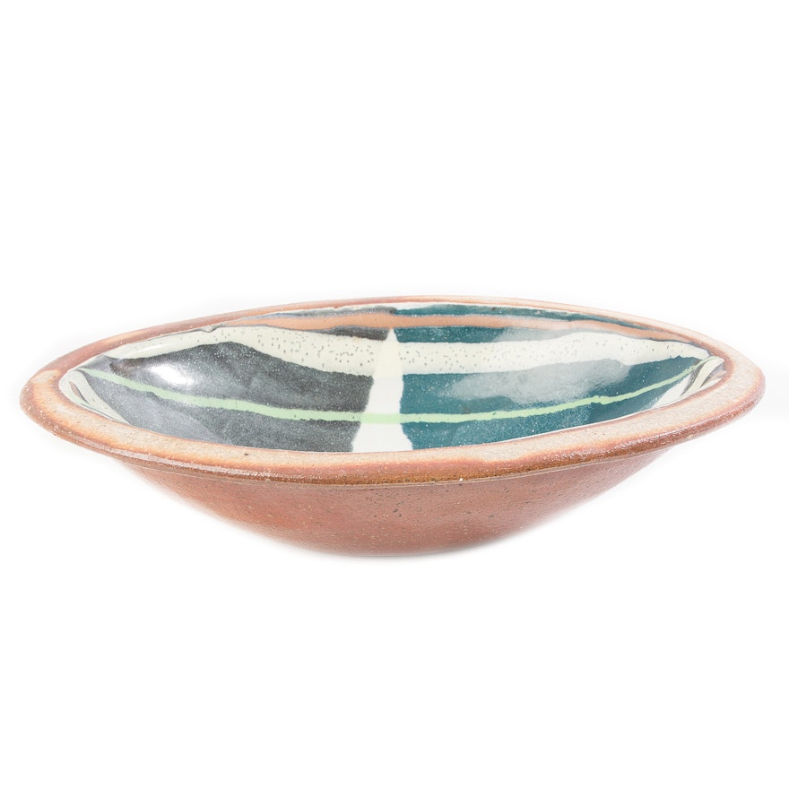 Hand-Thrown Stoneware Bowl