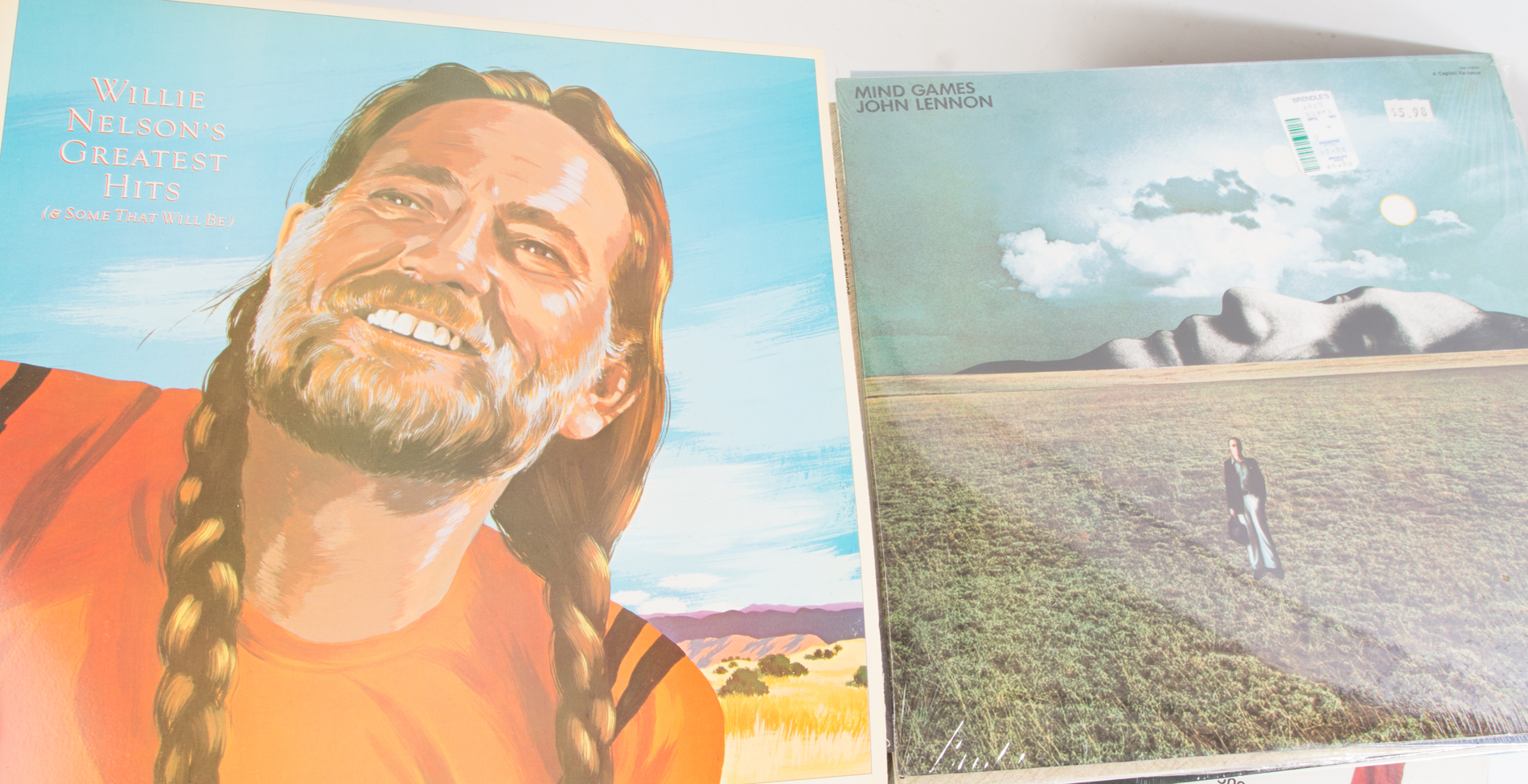 John Lennon, Willie Nelson and Other Vintage LPs