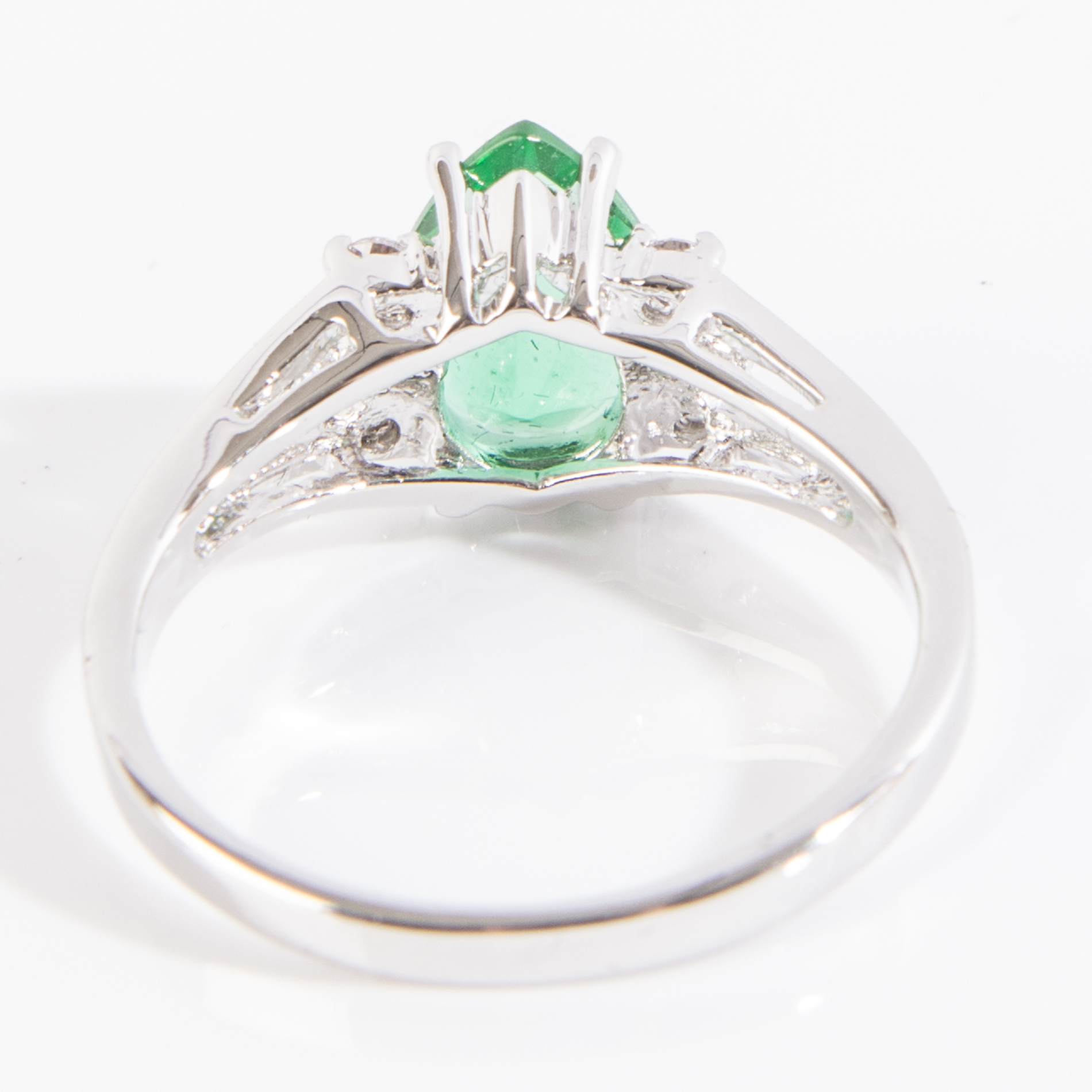 Plated Silver Simulated Stone Demi Parure