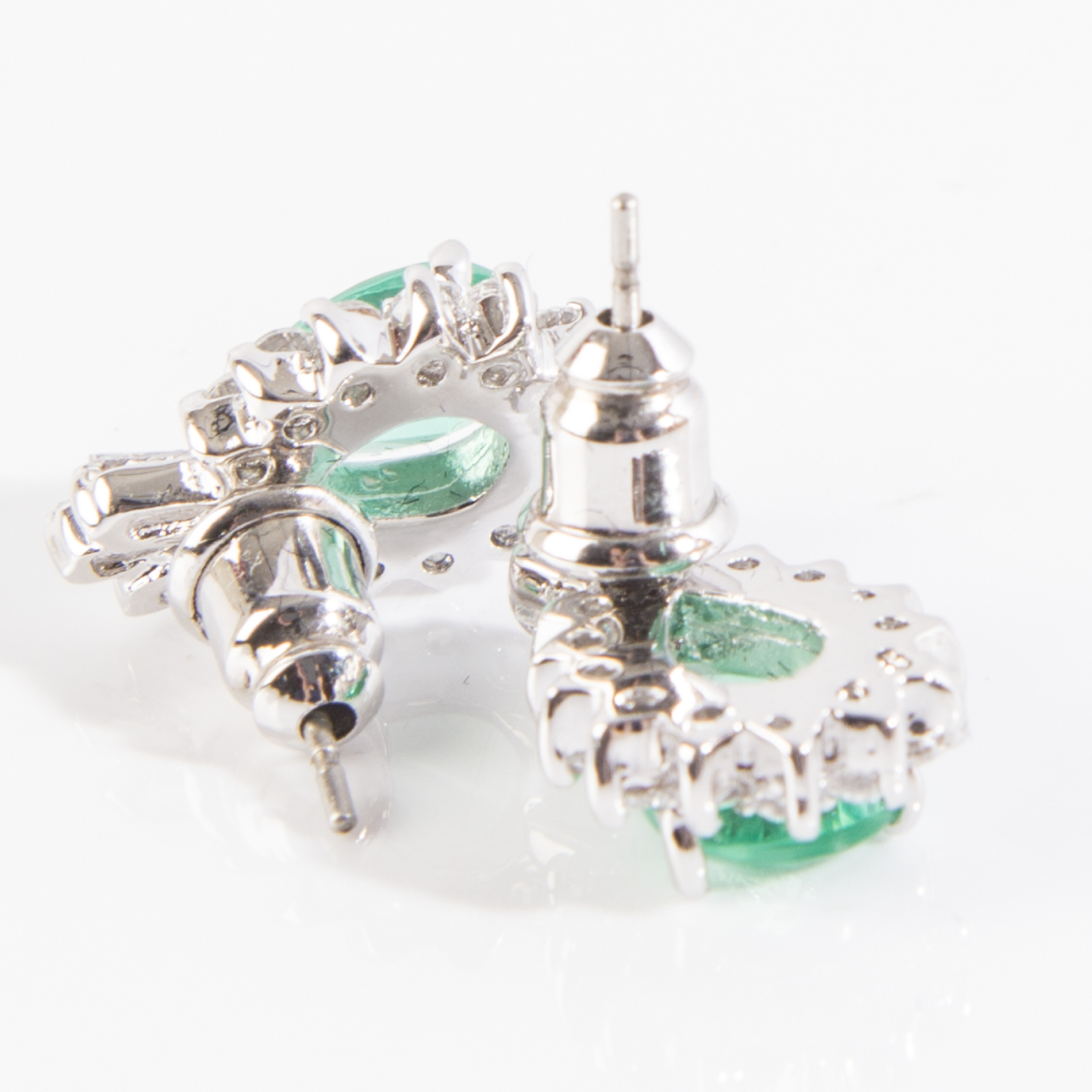 Plated Silver Simulated Stone Demi Parure