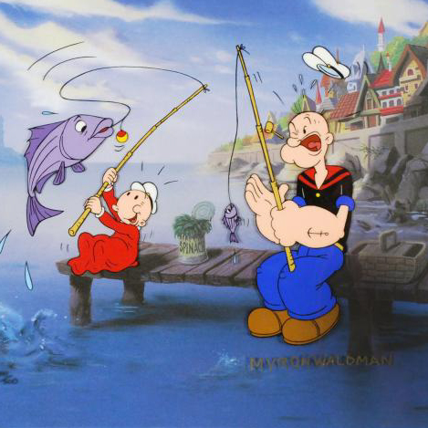 Myron Waldman "The Big One" Limited Edition Animation Cel