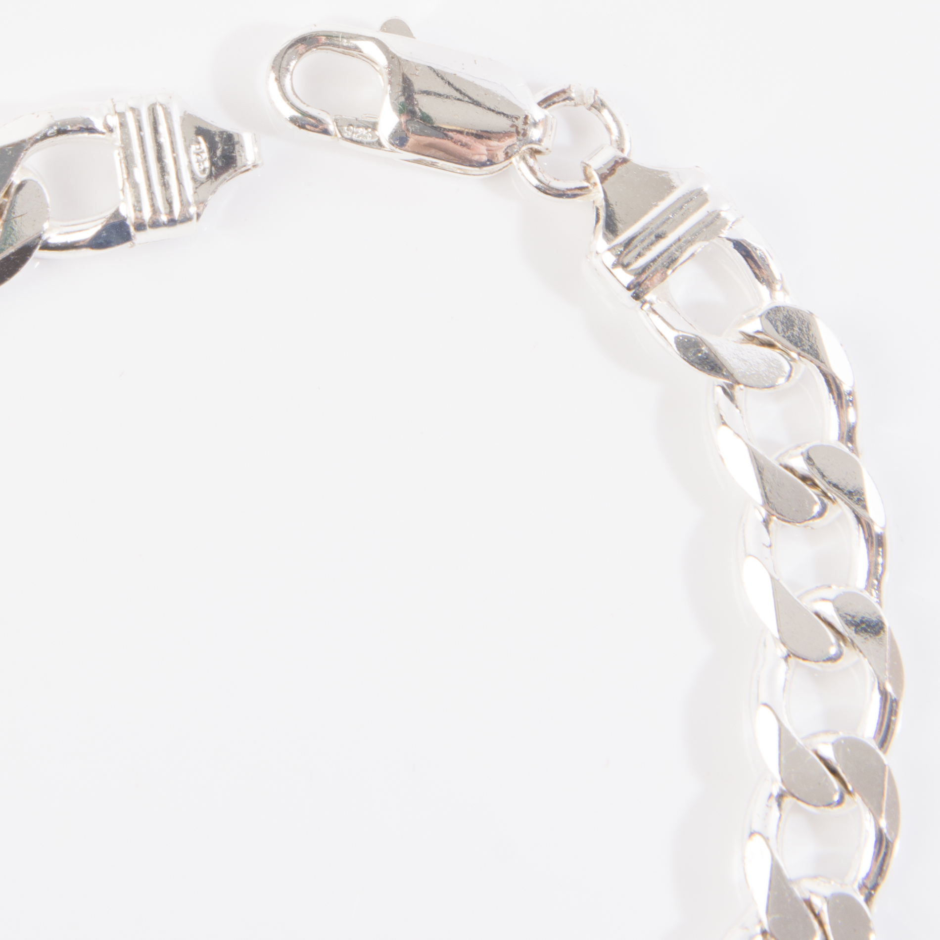 Sterling Silver Curb Link Bracelet