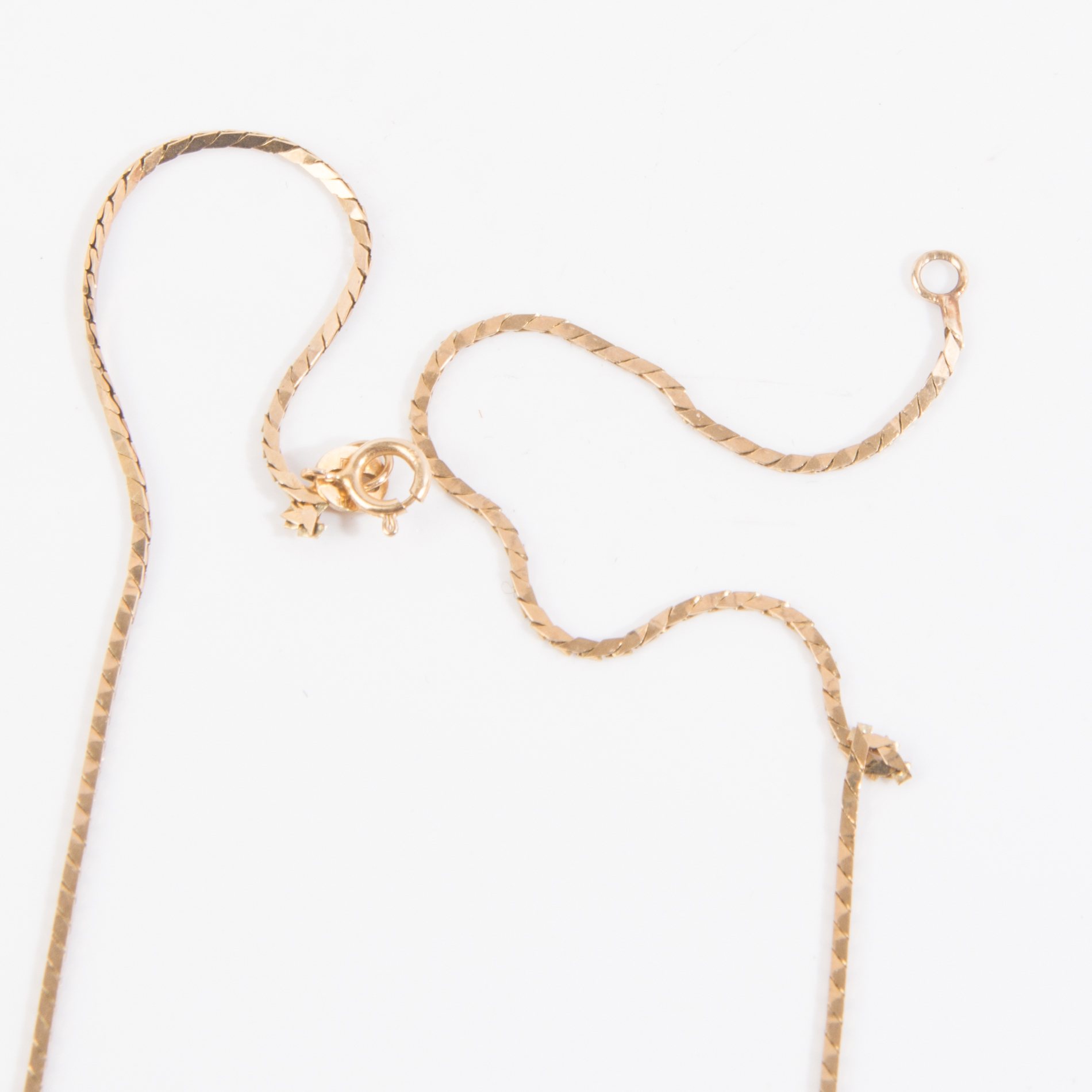 14K Yellow Gold and Cultured Pearl Necklace