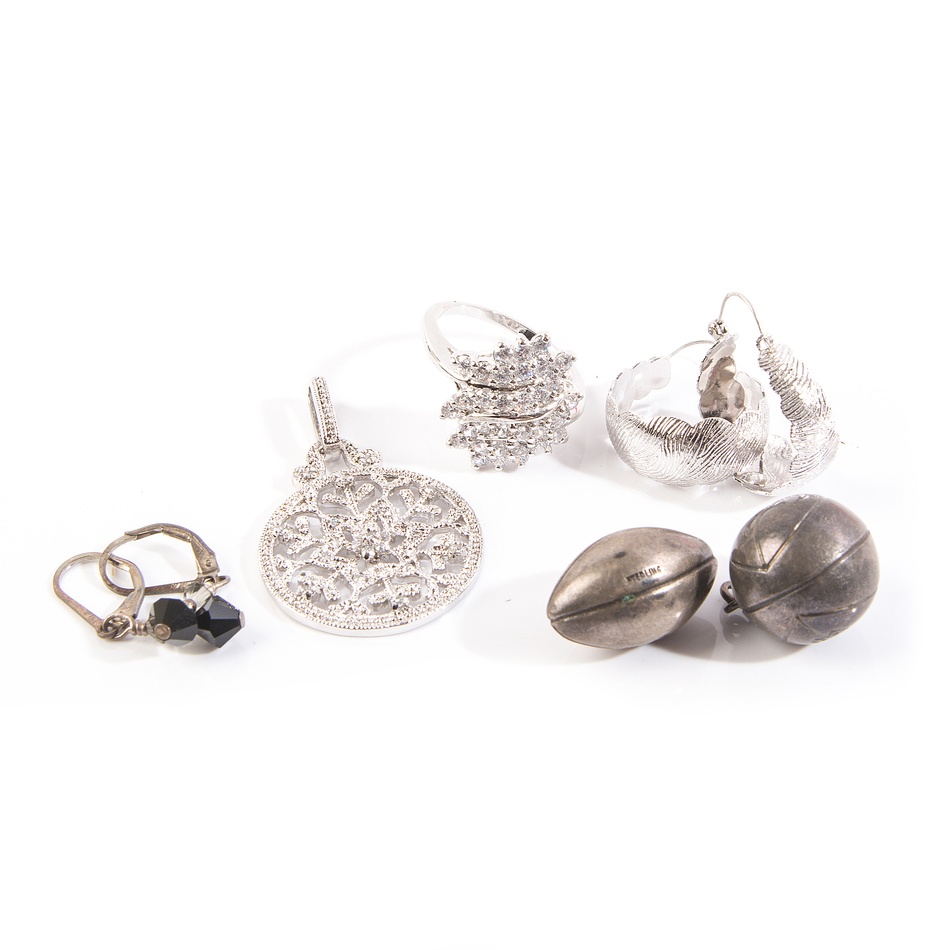 Assorted Sterling Silver Jewelry