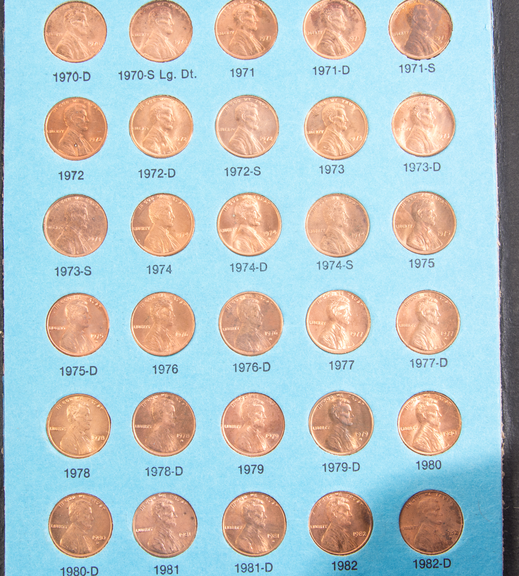 Lincoln Memorial Penny Collection