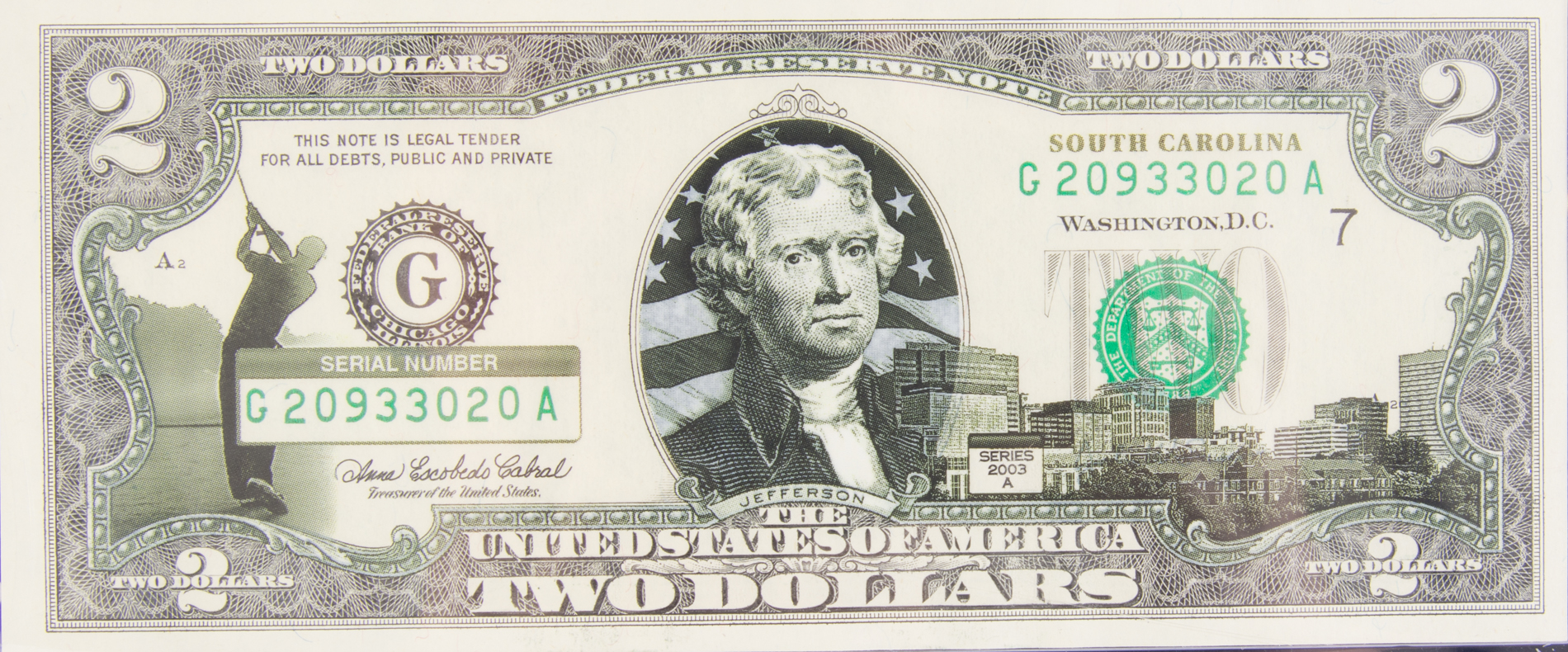 50 State $2 Bill Collection