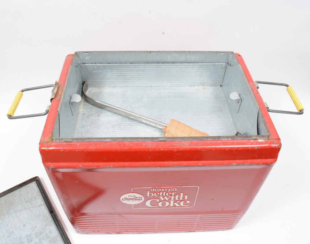 Vintage Metal Coolers Including Coca-Cola