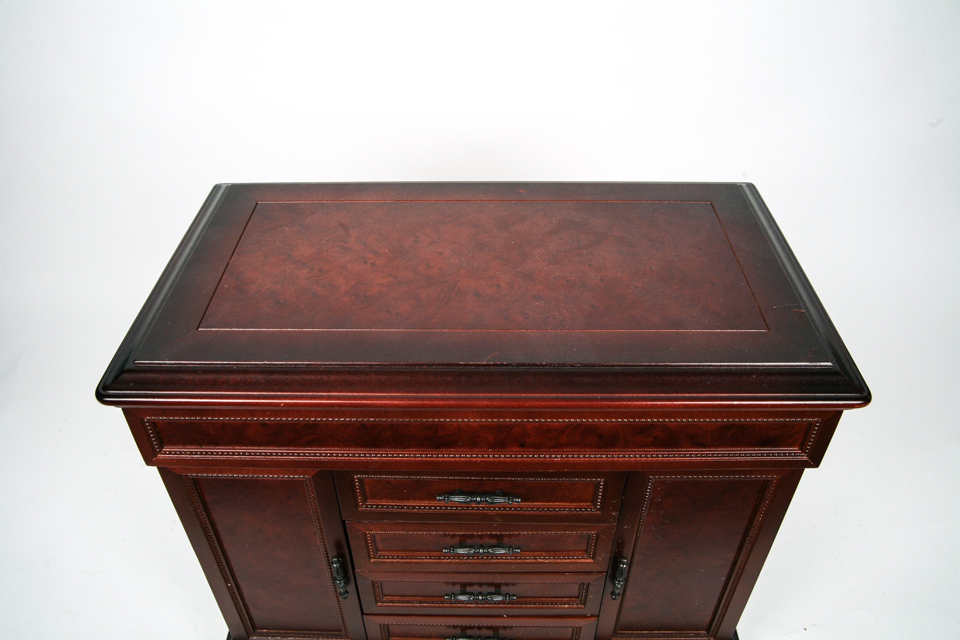 Wooden Table Top Jewelry Box