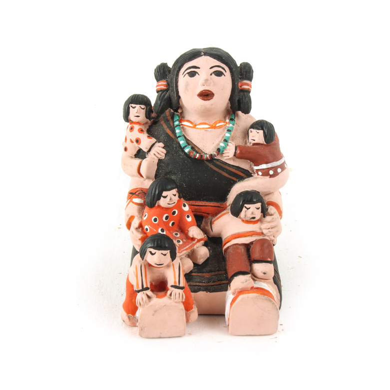 Native American Style Storyteller Figurine