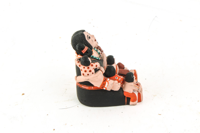 Native American Style Storyteller Figurine