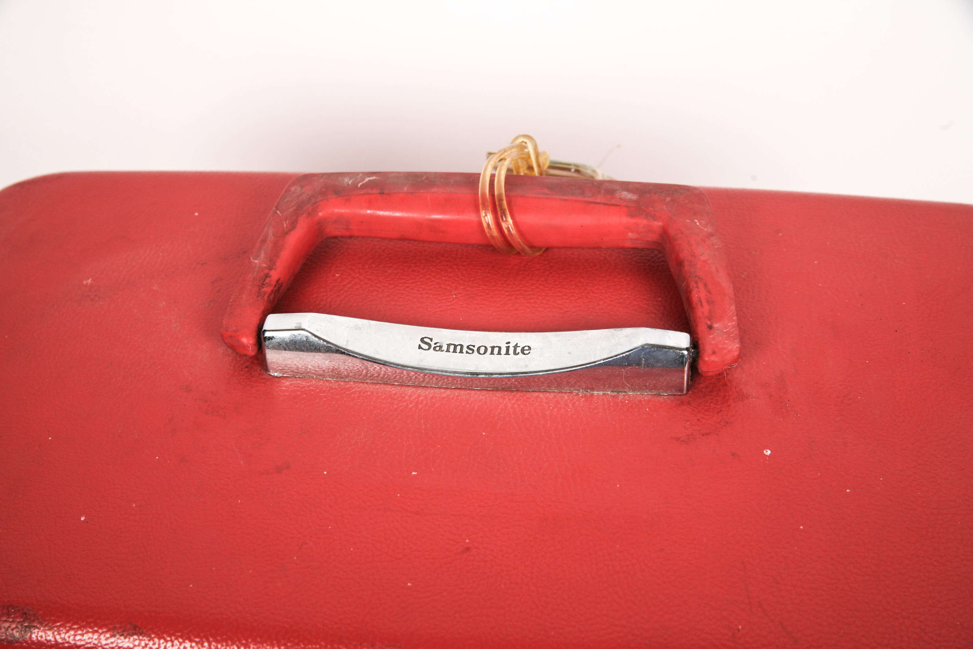Vintage Red Samsonite Luggage