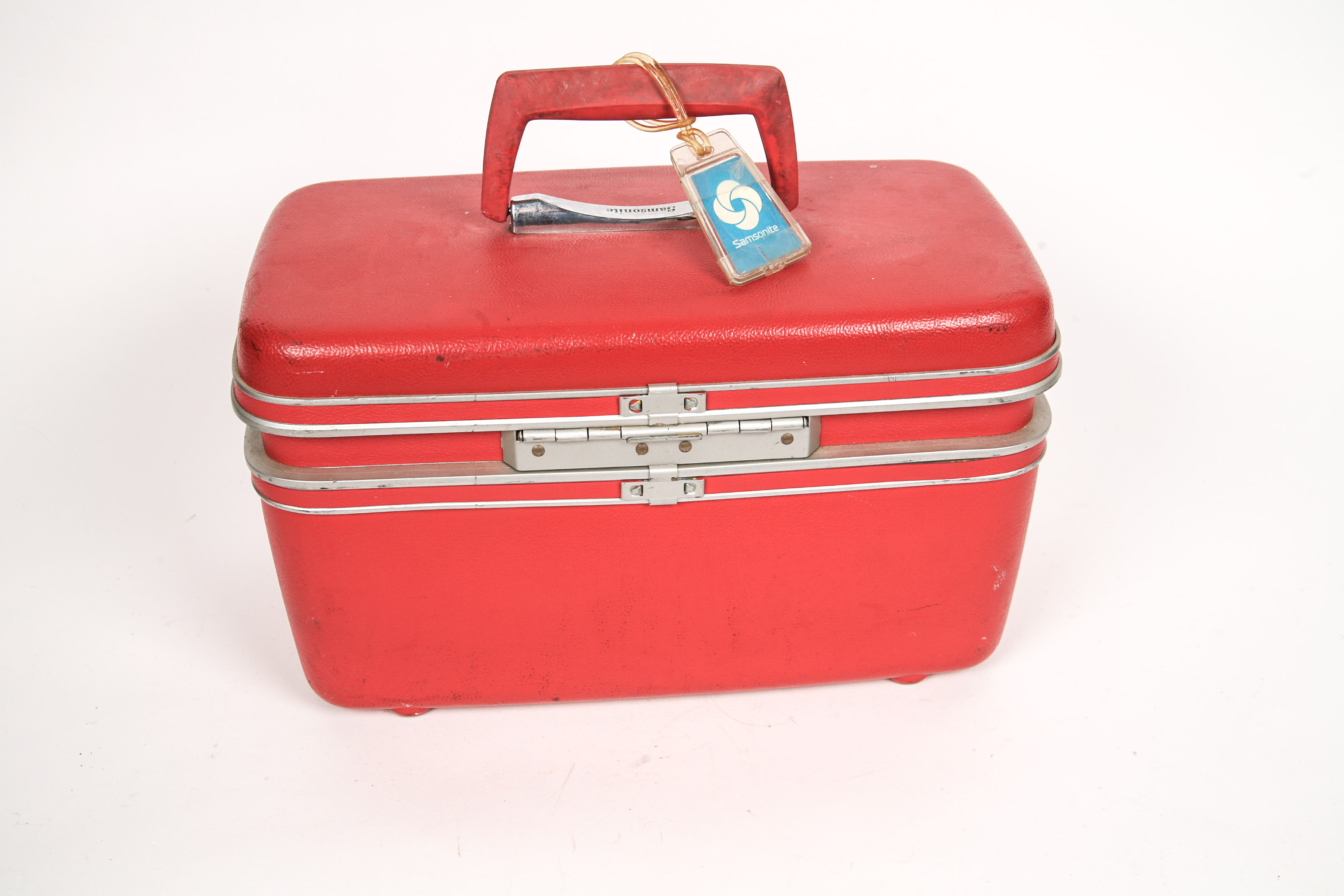 Vintage Red Samsonite Luggage