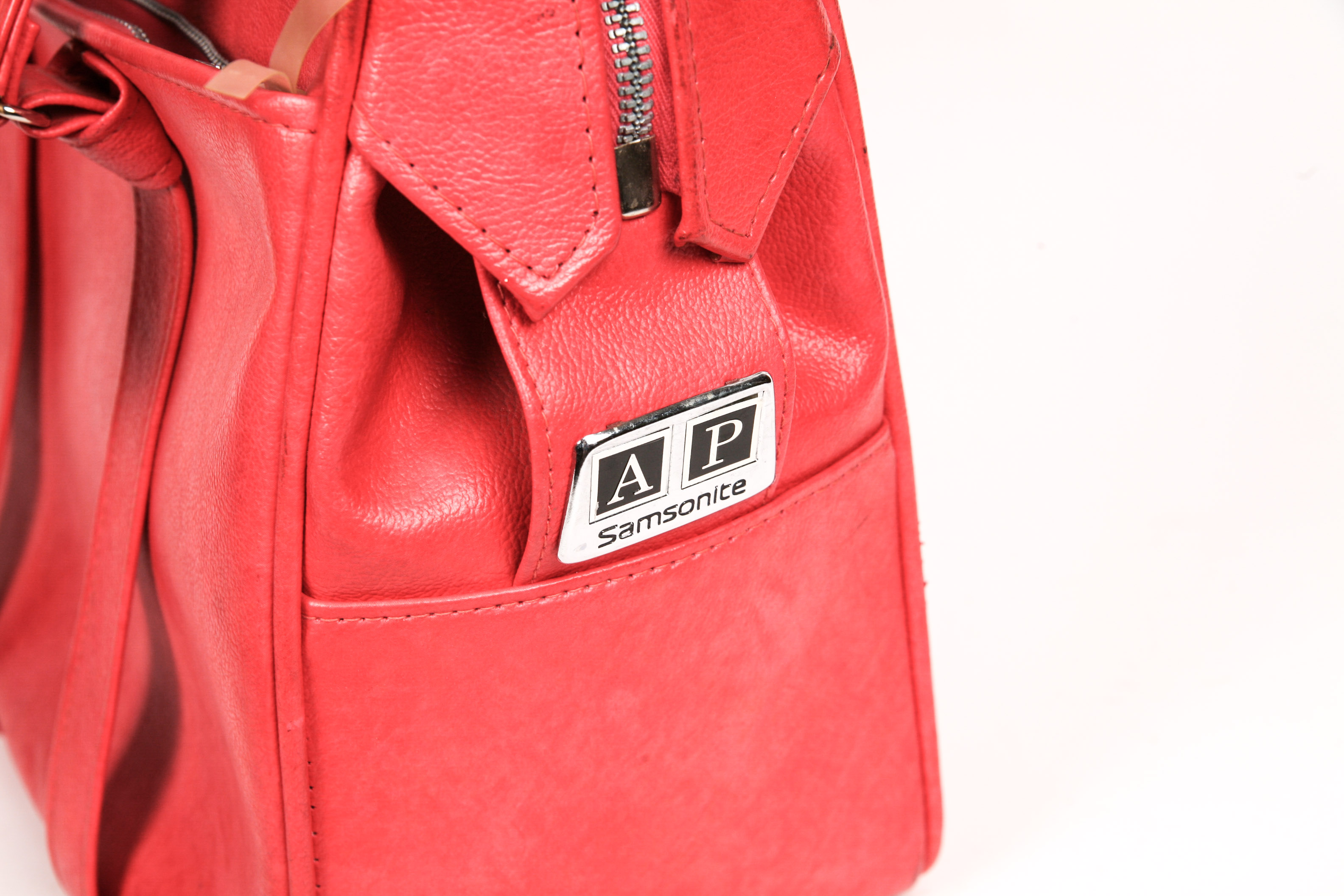 Vintage Red Samsonite Luggage