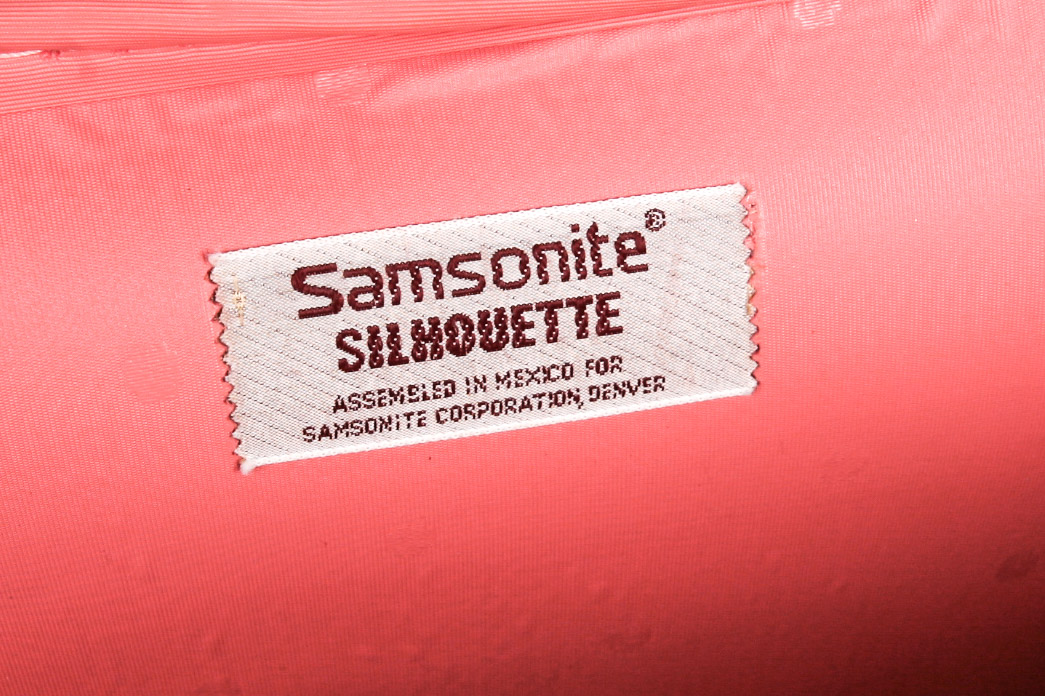 Vintage Red Samsonite Luggage