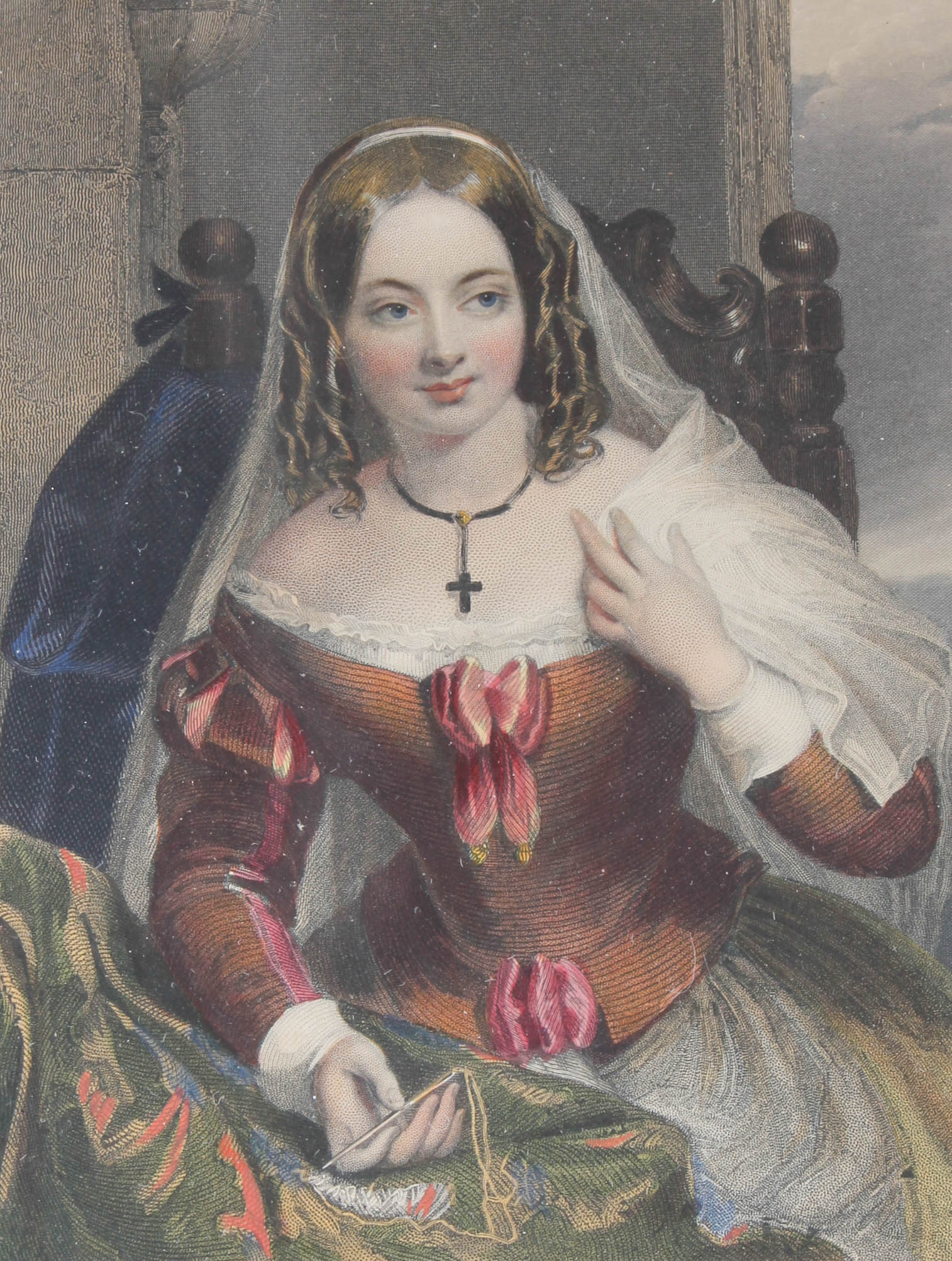 Group of Antique Colored Engravings