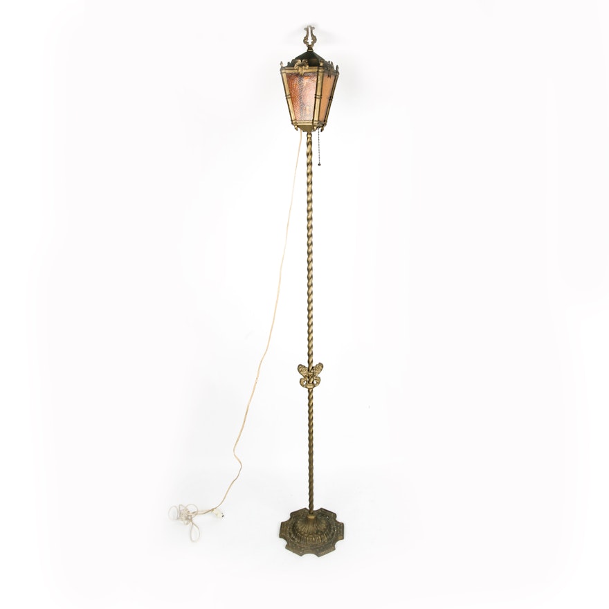 Vintage Lamp Post Floor Lamp