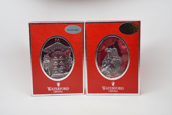 Dated Waterford Crystal Christmas Ornaments