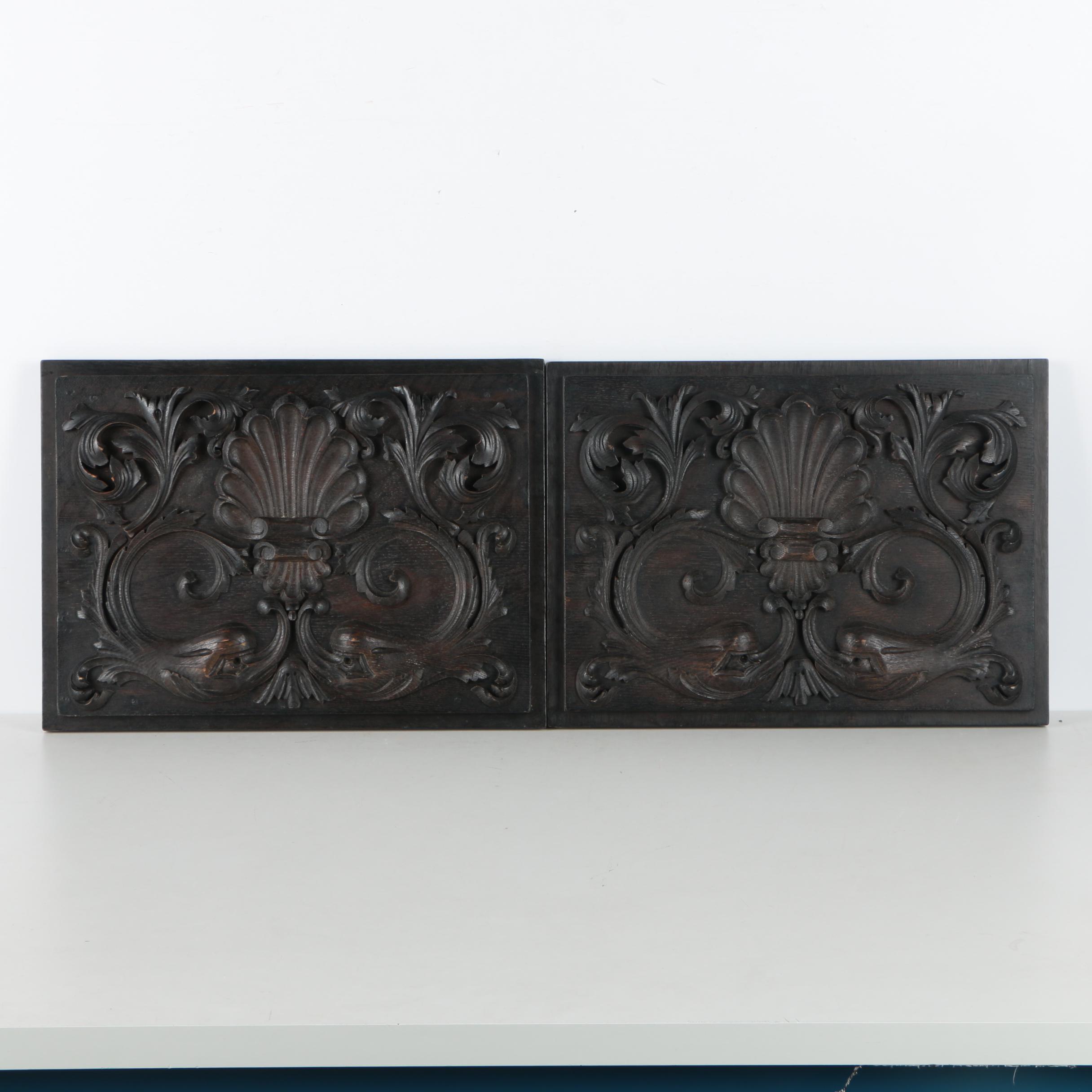 Decorative Carved Wood Wall Hangings