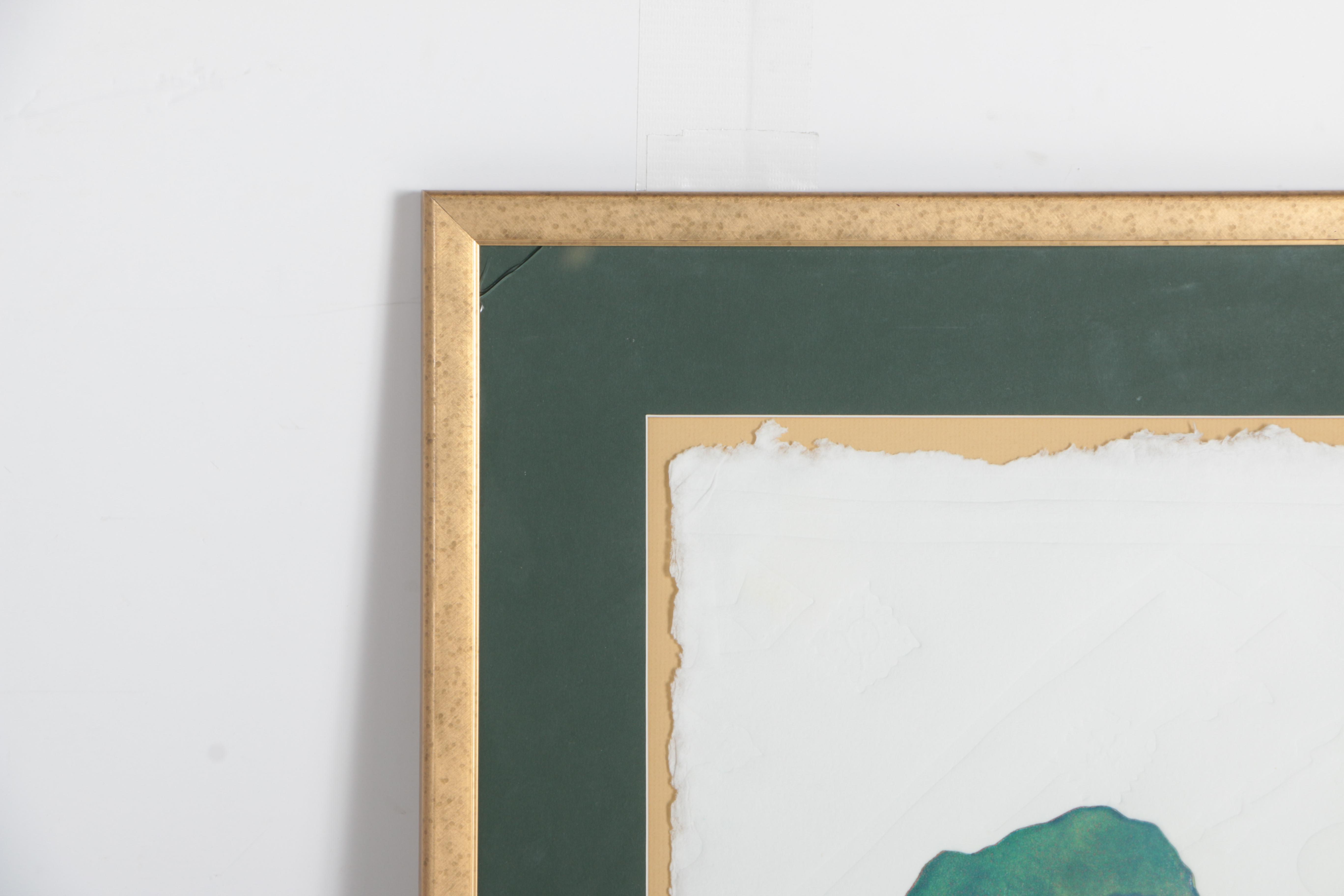 Jonna White Color Intaglio "Midas Touch III"