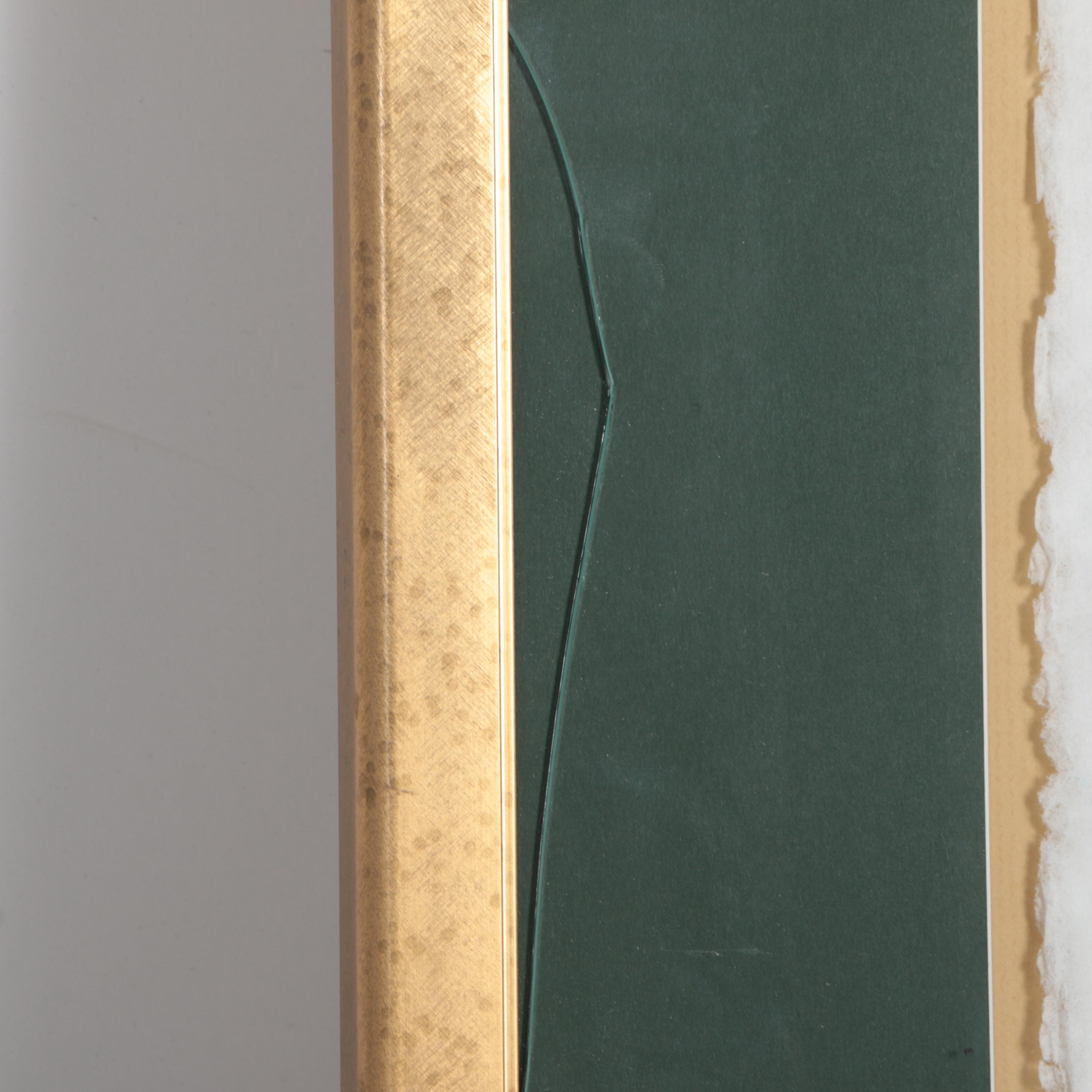 Jonna White Color Intaglio "Midas Touch III"