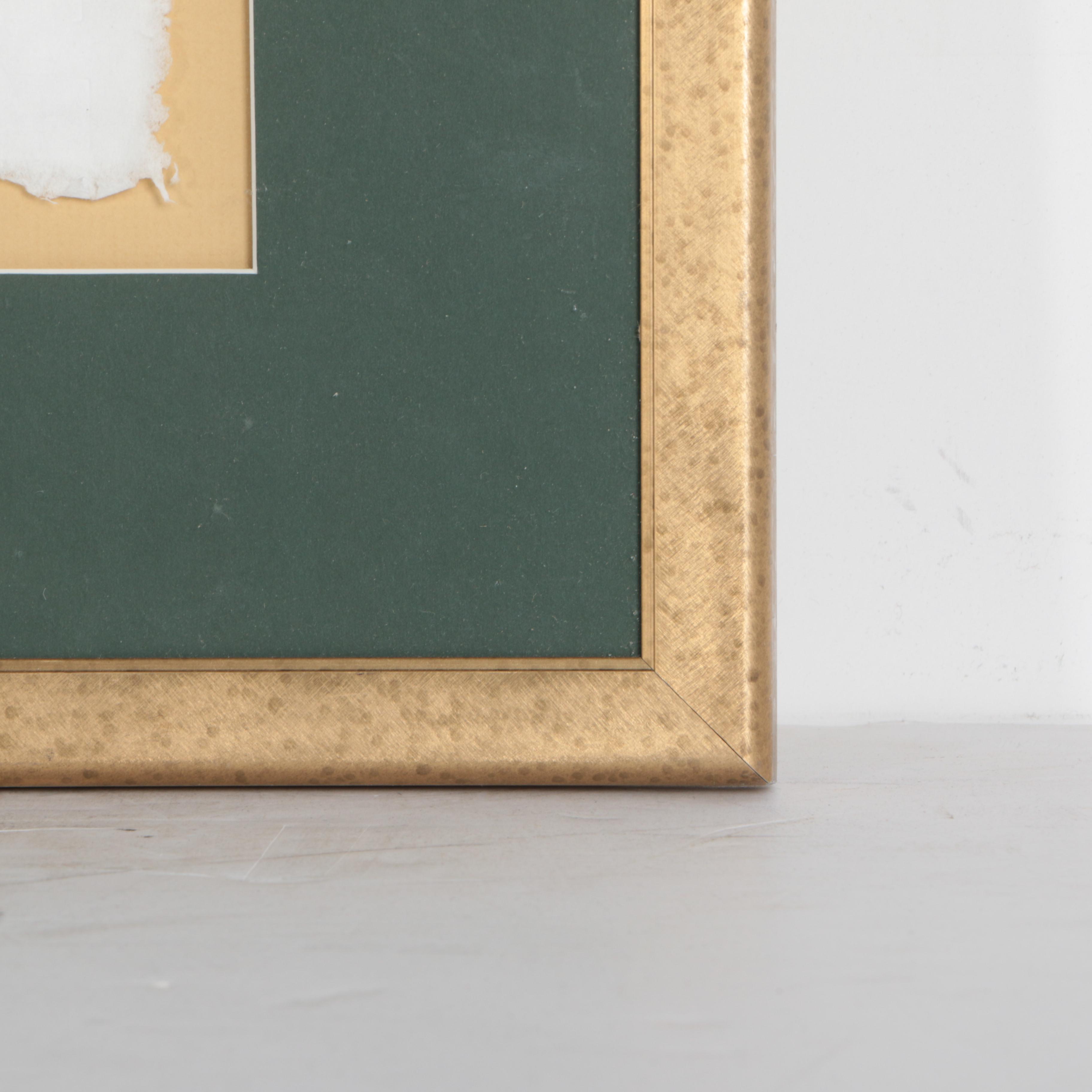 Jonna White Color Intaglio "Midas Touch III"