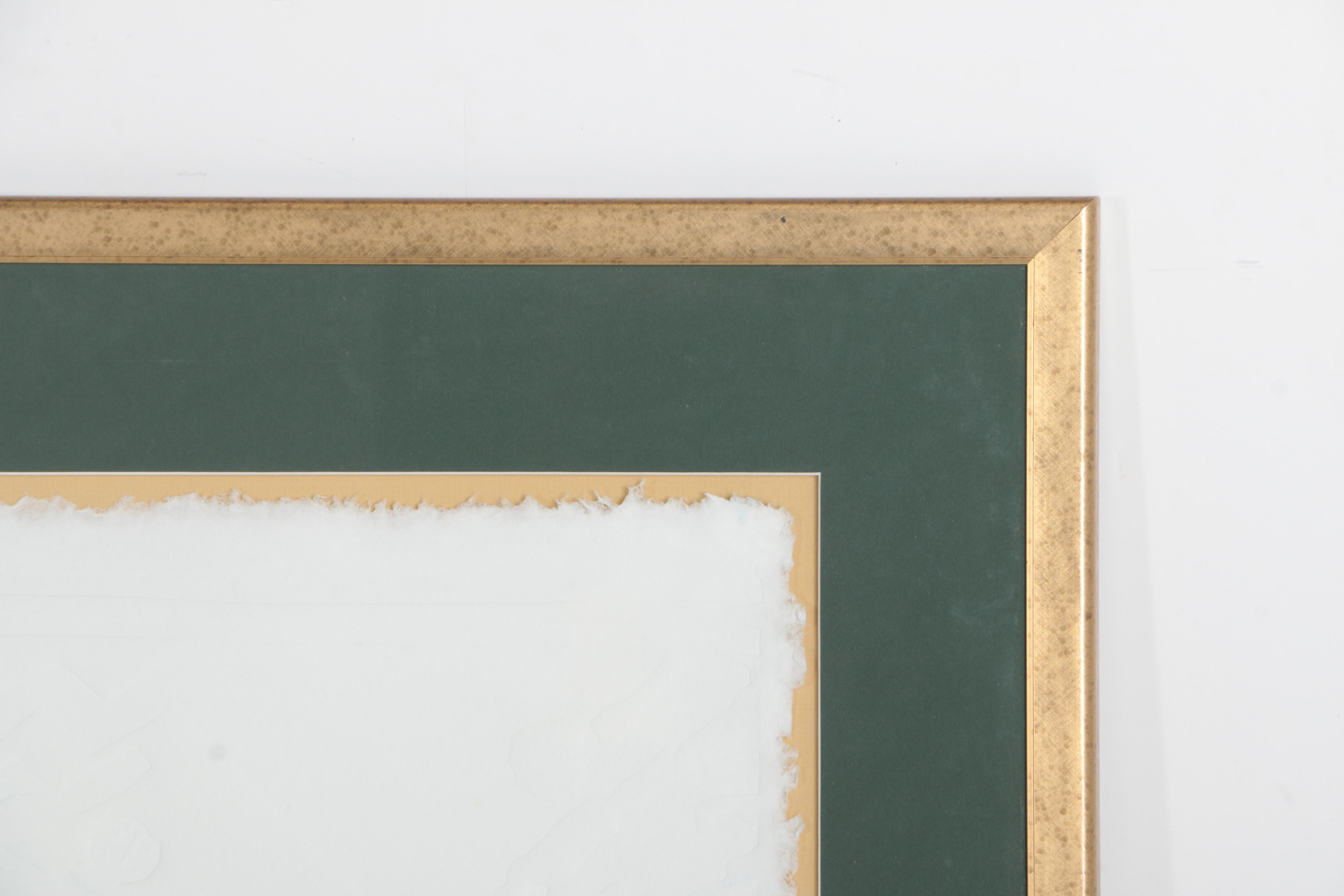 Jonna White Color Intaglio "Midas Touch III"