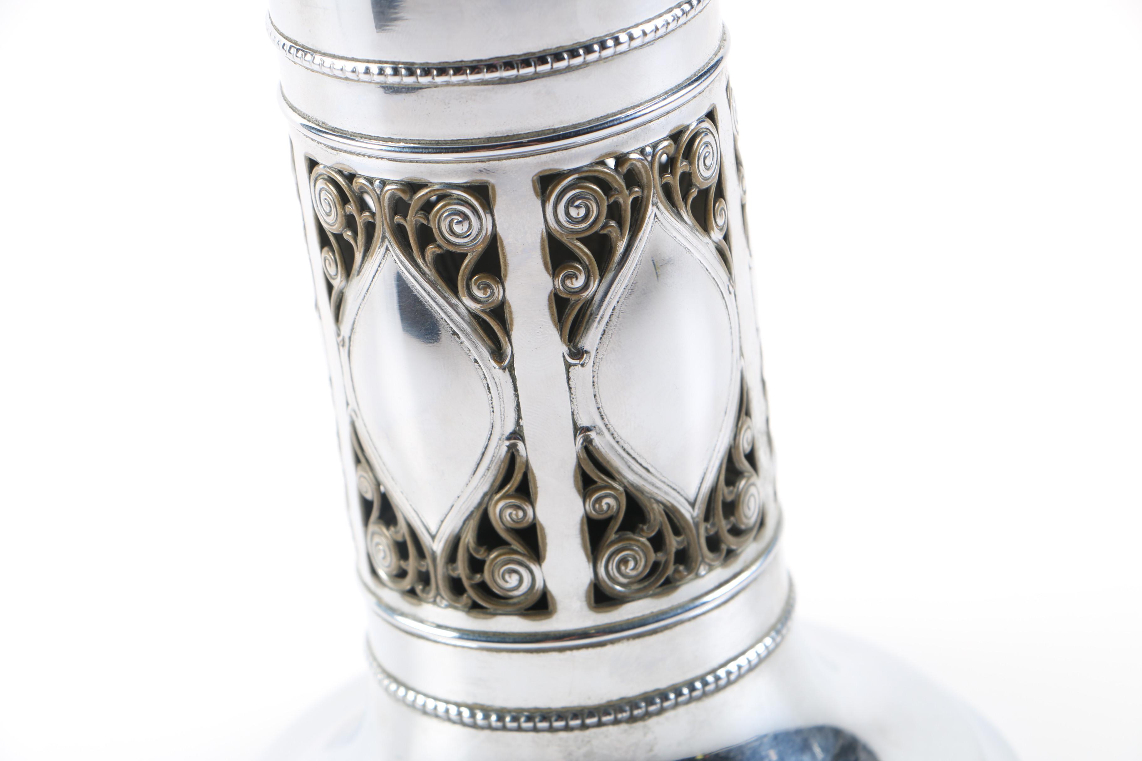 Metal Chalice and Plaque