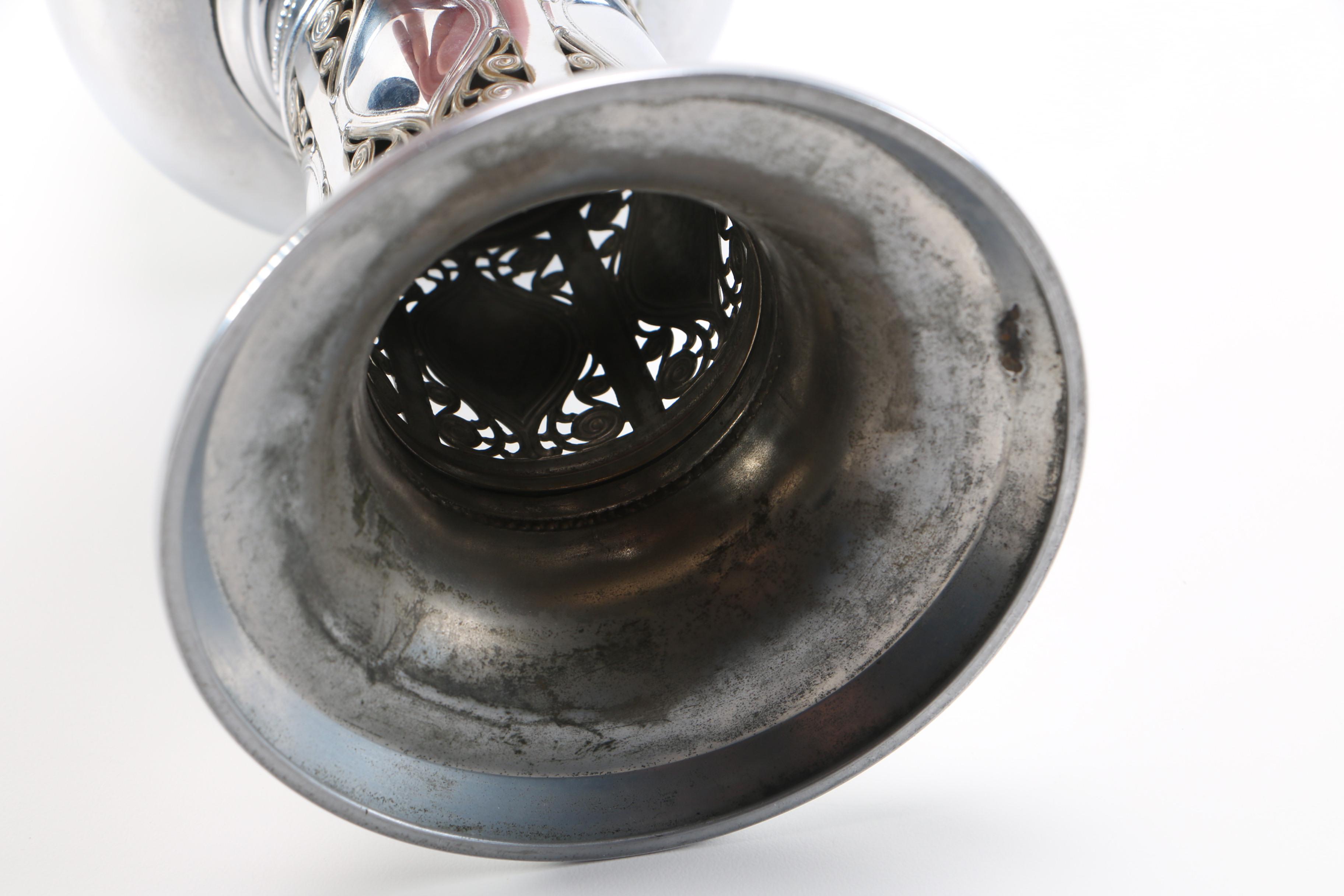 Metal Chalice and Plaque