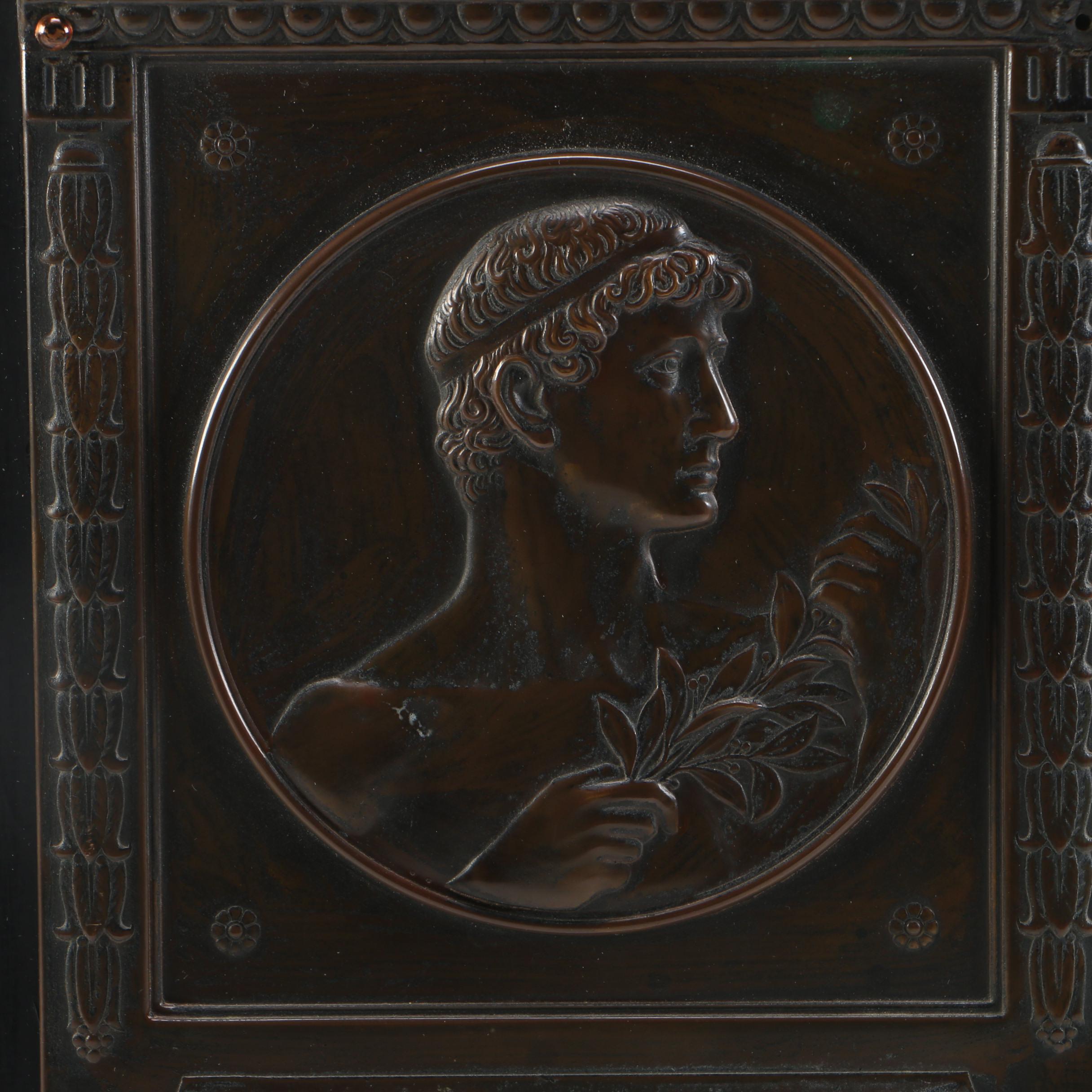 Metal Chalice and Plaque