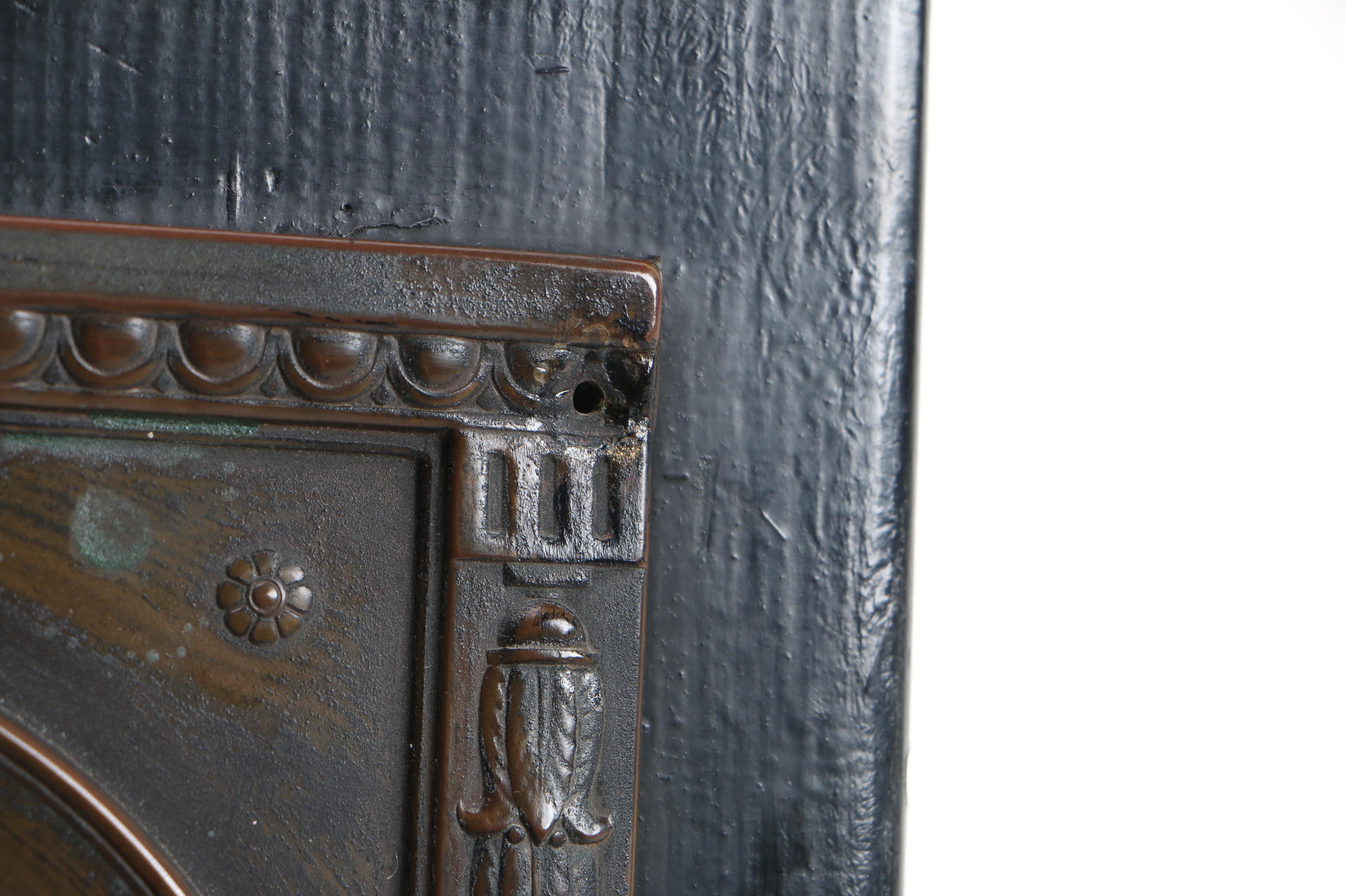 Metal Chalice and Plaque