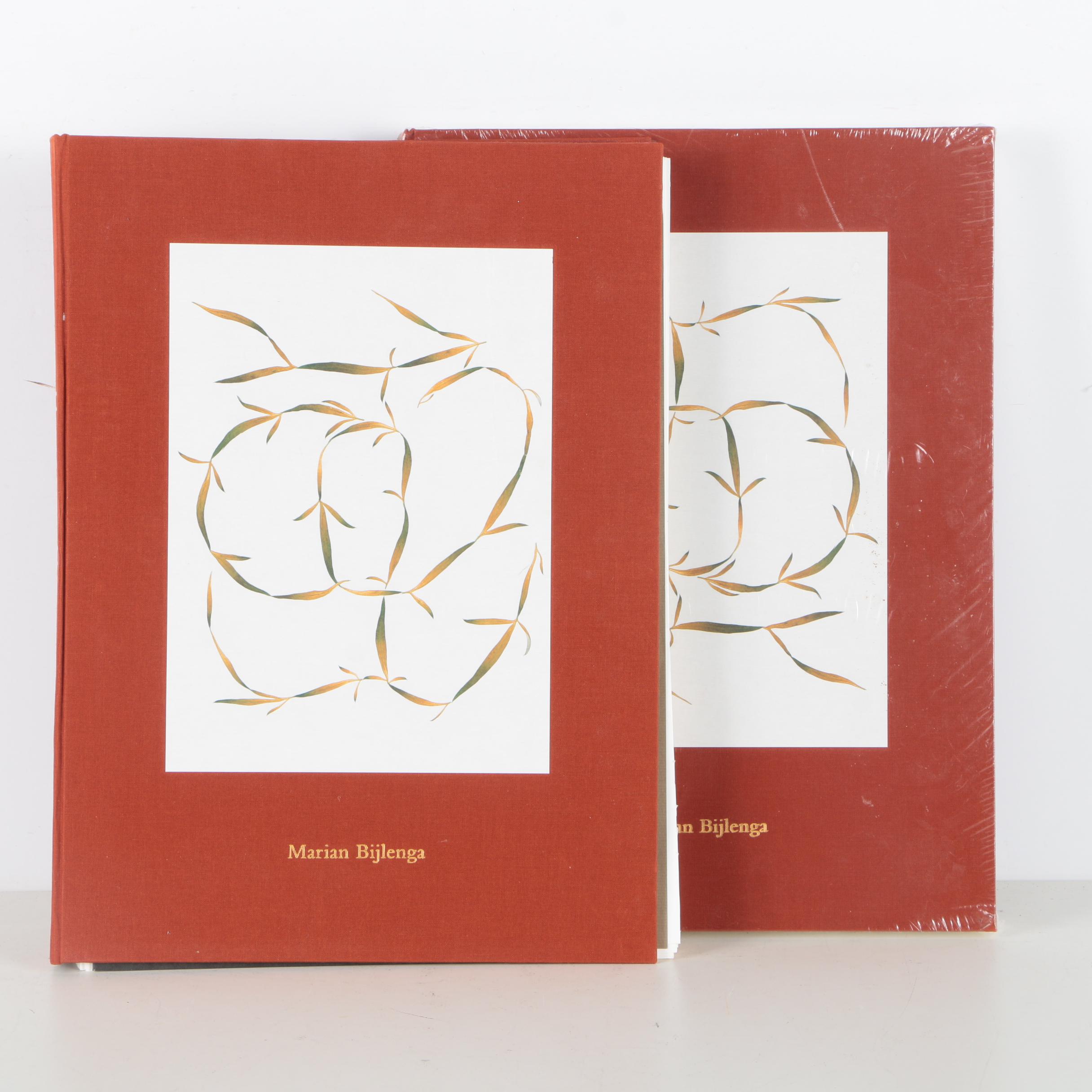 Marian Bijlenga Limited Edition Books "Written Weed", With Assortment of Printed Gallery Materials