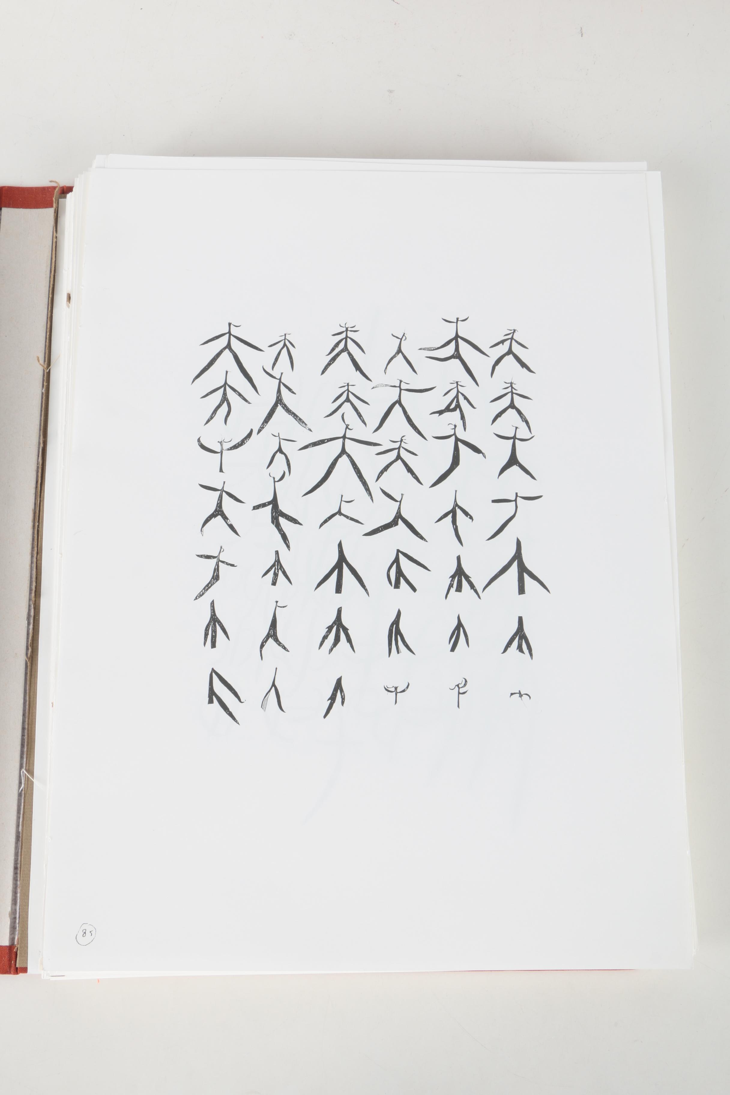 Marian Bijlenga Limited Edition Books "Written Weed", With Assortment of Printed Gallery Materials