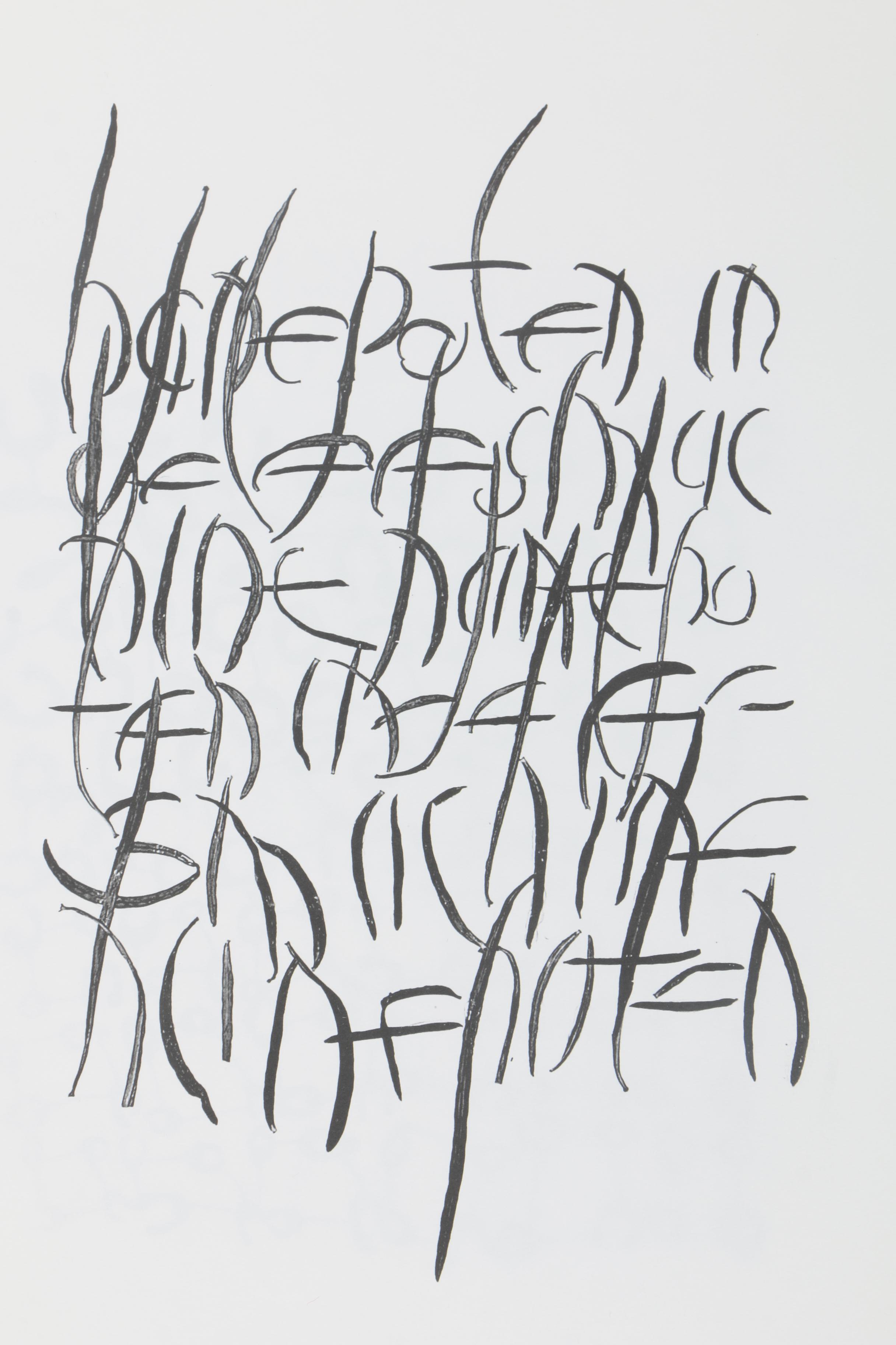 Marian Bijlenga Limited Edition Books "Written Weed", With Assortment of Printed Gallery Materials